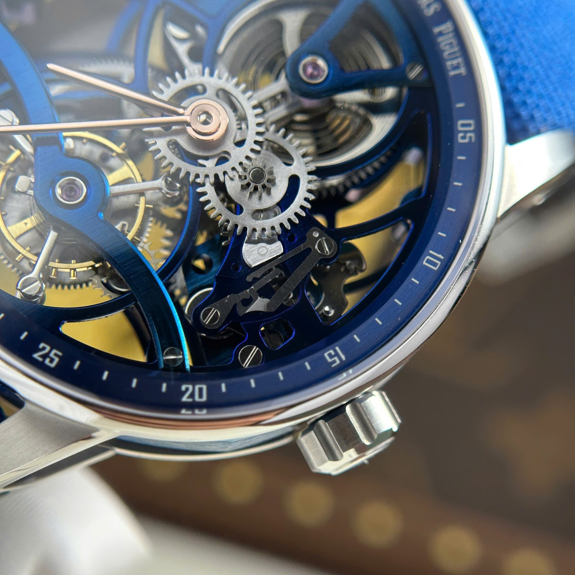 replica Audemars Piguet Fake Watch Royal Oak 15450ST Dial Blue APS Factory 37mm WATCHES 4 