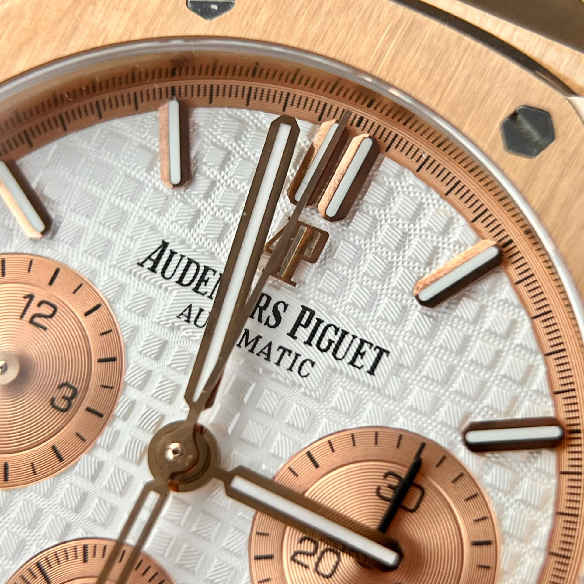 replica Audemars Piguet Royal Oak 26574OR Rose Gold Replica Watch Blue Dial 41mm WATCHES 4 