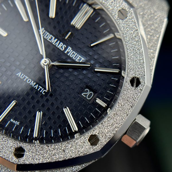 replica Audemars Piguet Fake Watch Royal Oak 15450ST Dial Blue APS Factory 37mm WATCHES 4 