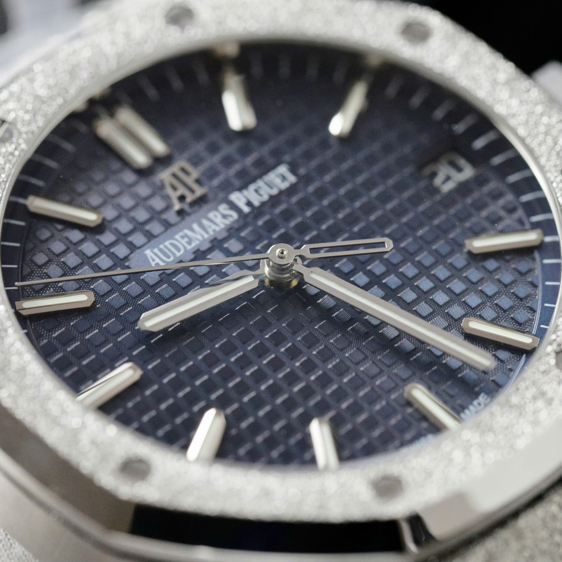 replica Audemars Piguet Fake Watch Royal Oak 15450ST Dial Blue APS Factory 37mm WATCHES 4 