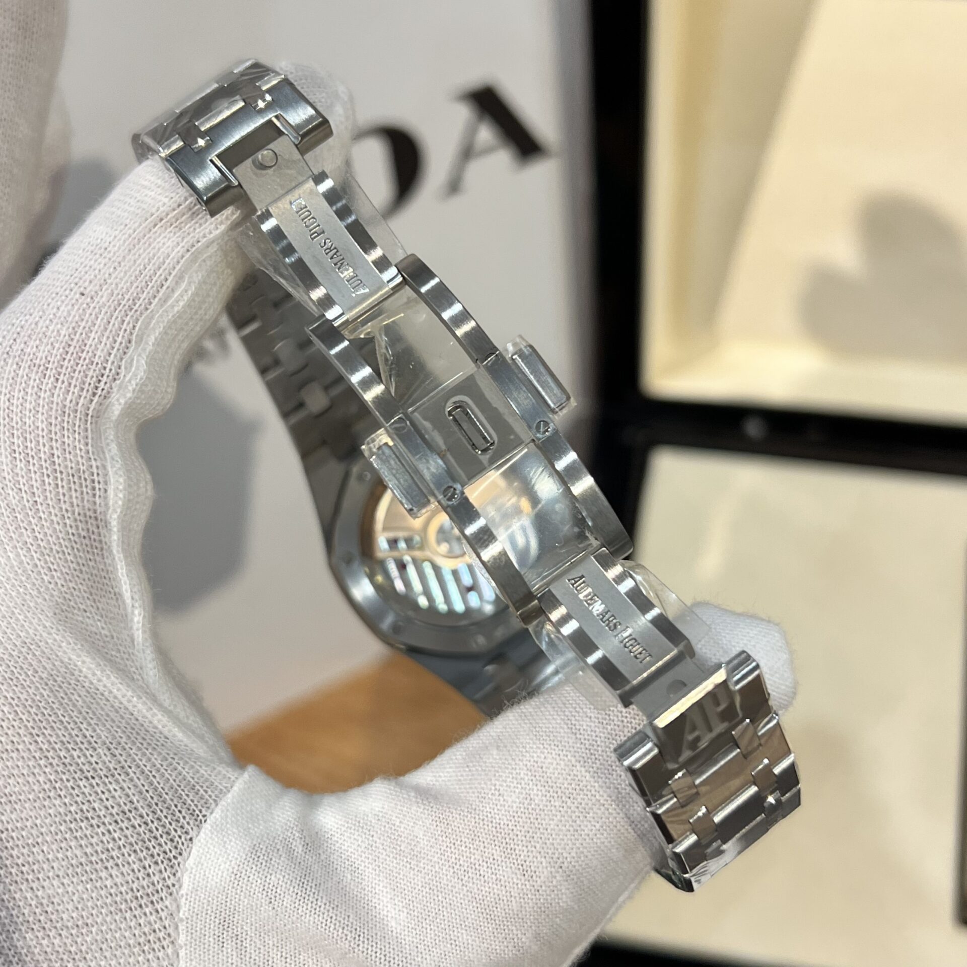 replica Audemars Piguet Replica Watch Royal Oak 15720ST Blue Dial IP Factory 41mm WATCHES 4 