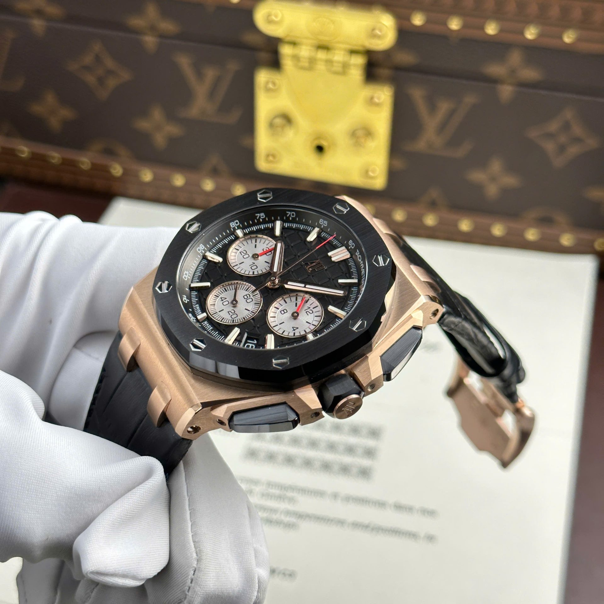 replica Audemars Piguet Replica Watch Royal Oak 15202OR Jumbo Blue Dial ZF Factory 39mm WATCHES 4 