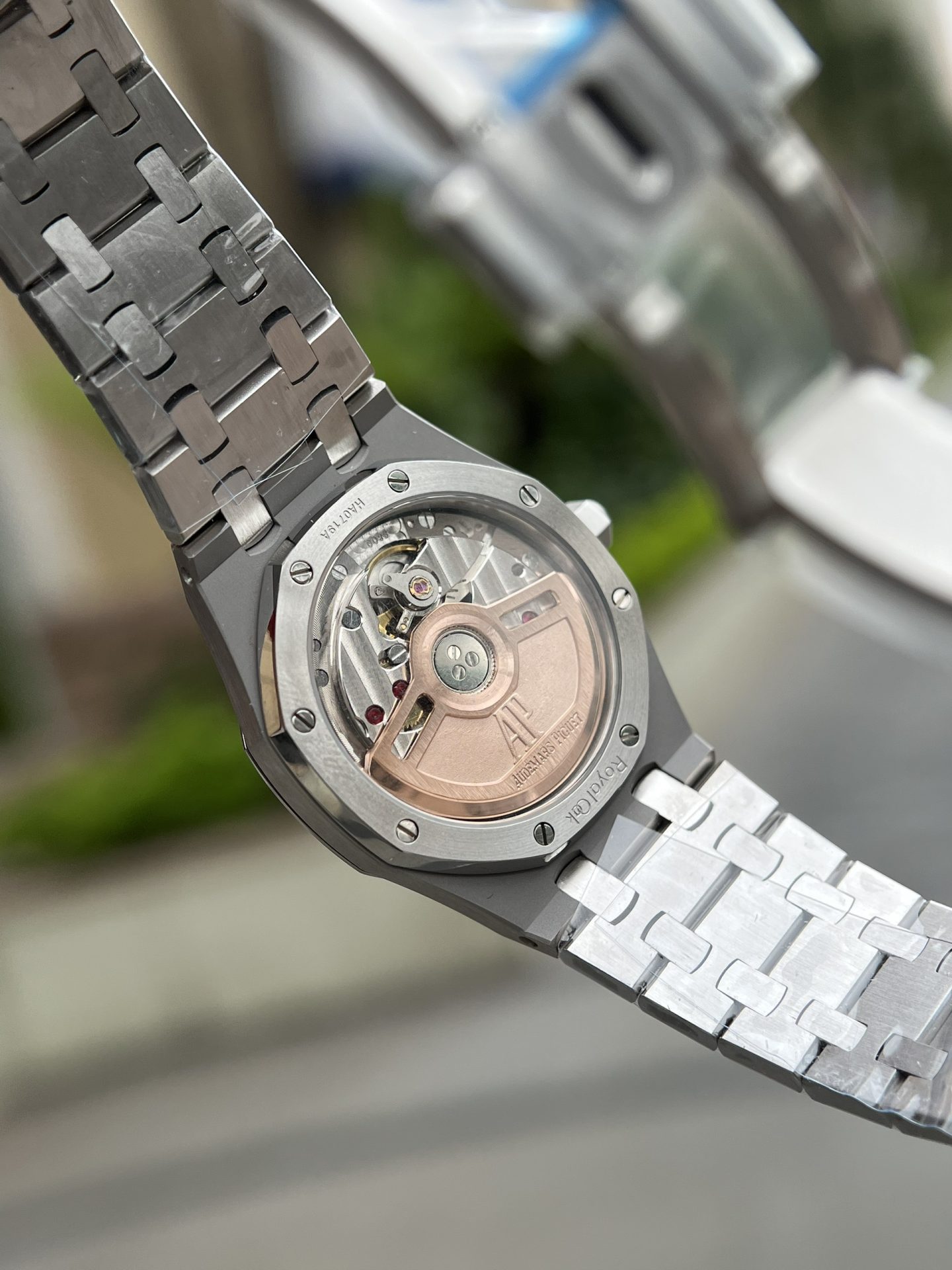 replica Audemars Piguet Best Replica Watch Royal Oak Custom Moissanite Diamonds 41mm WATCHES 4 