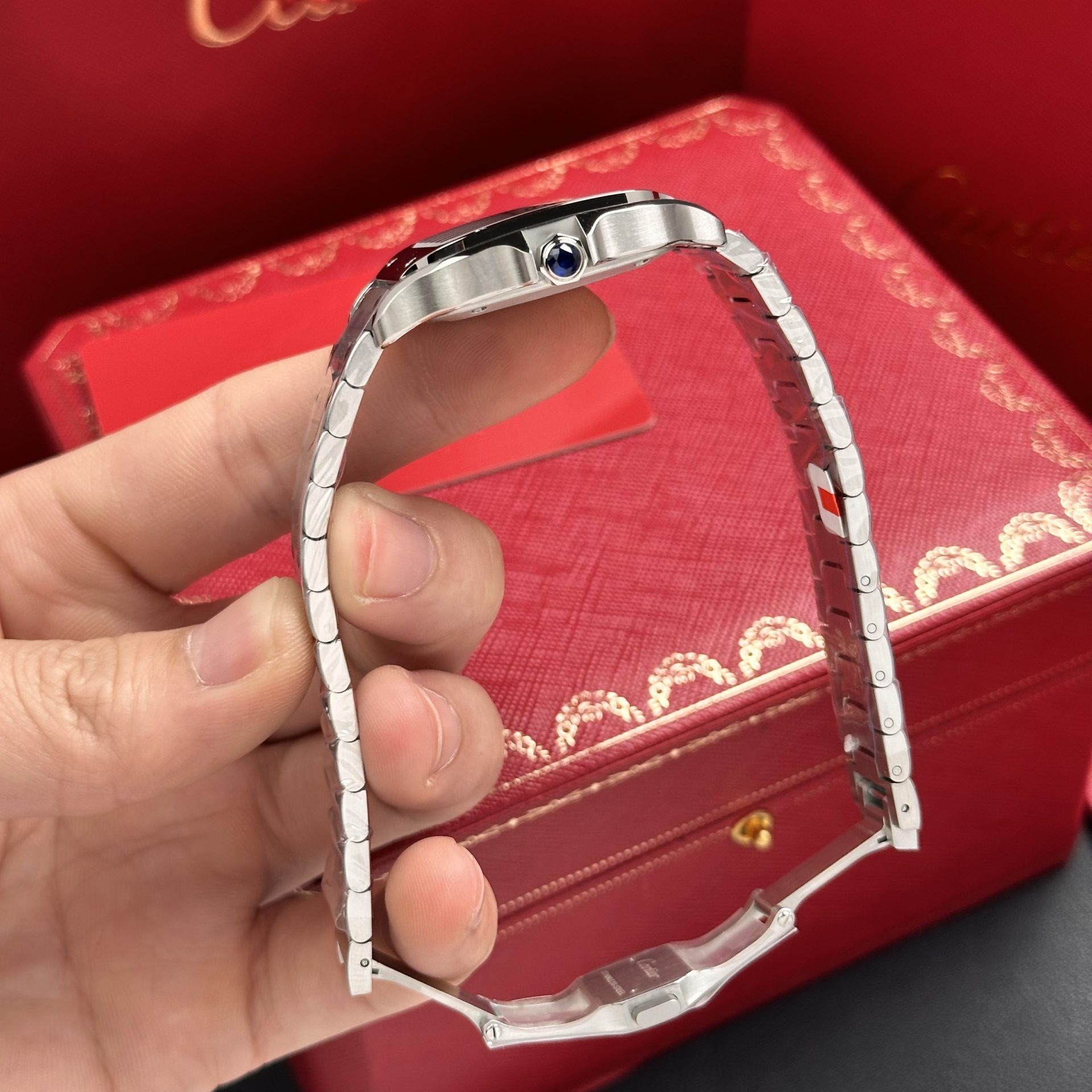 replica Cartier Ballon Bleu Women’s Replica Watch Swiss Quartz Movement Metal Strap 28mm WATCHES 4 