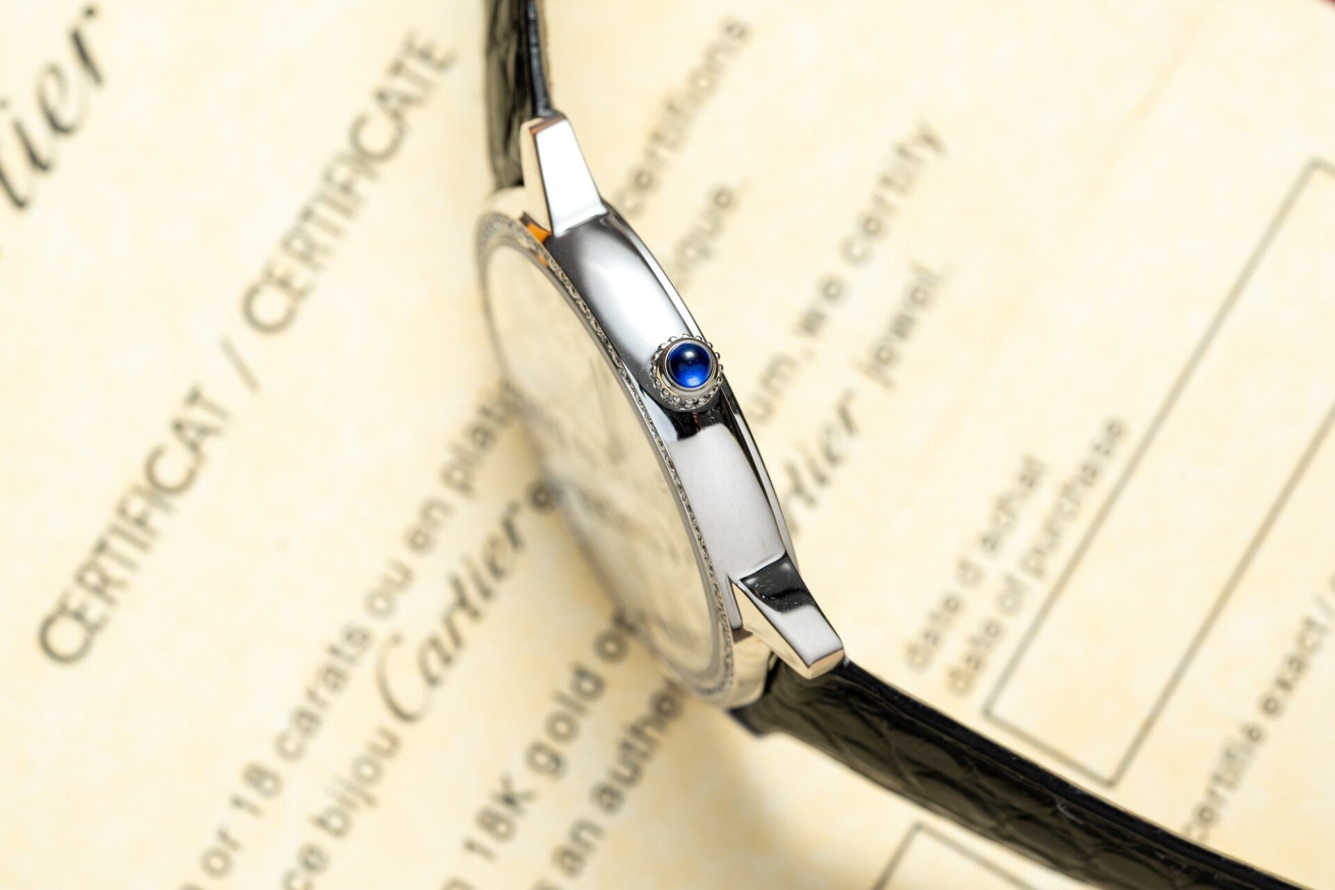 replica Cartier Fake Watch Tank Must W4TA0017 White Dial Leather Strap 33.7×25.5mm WATCHES 4 