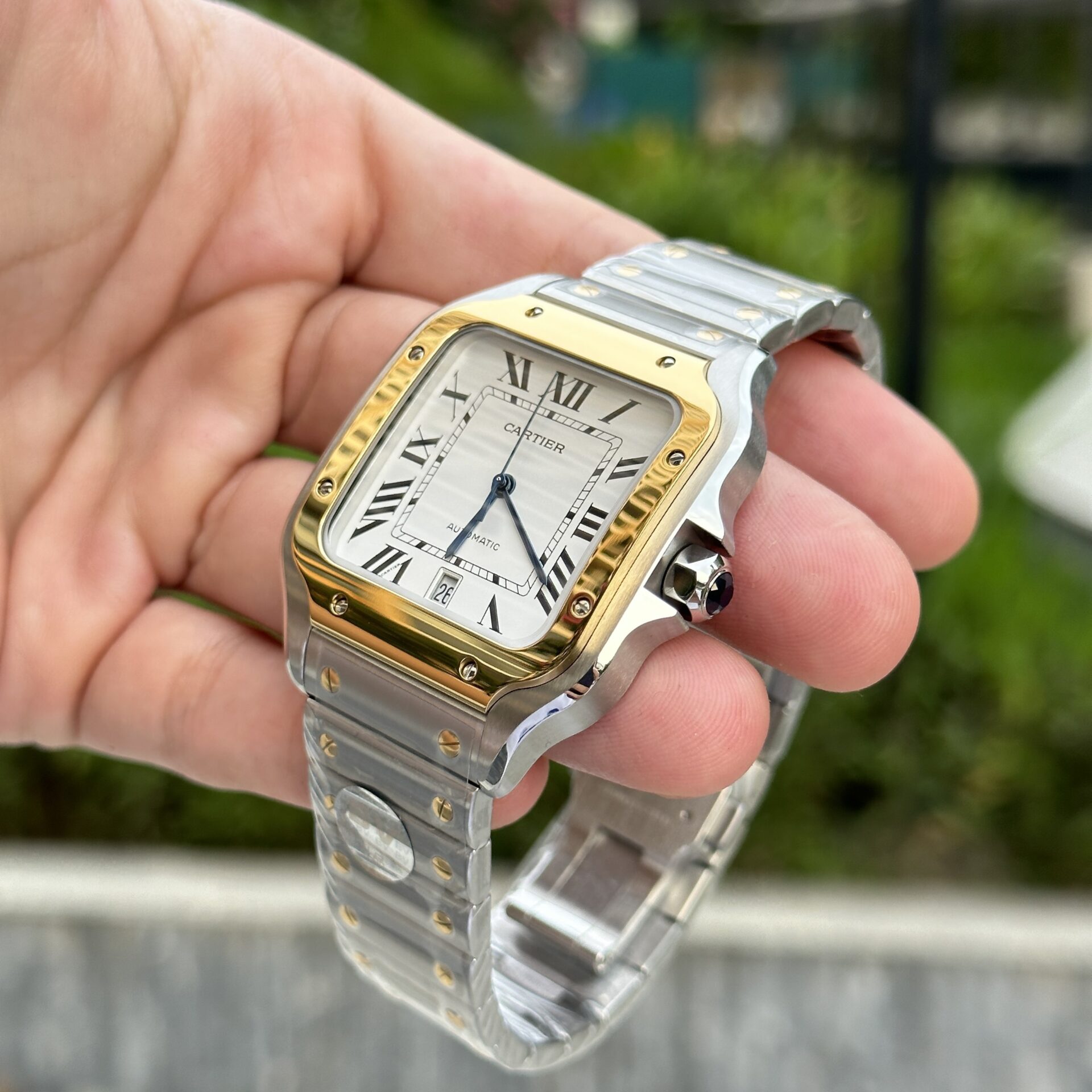 replica Cartier Ballon Bleu Replica 1:1 Watch White Dial Leather Strap 36mm WATCHES 4 
