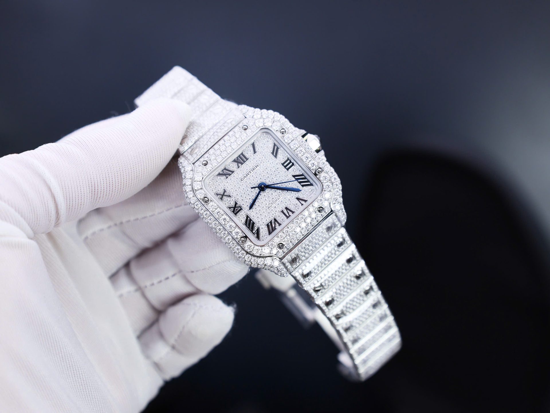 replica Cartier Santos WSSA0029 Replica 1:1 Watch BV Factory 35mm WATCHES 4 