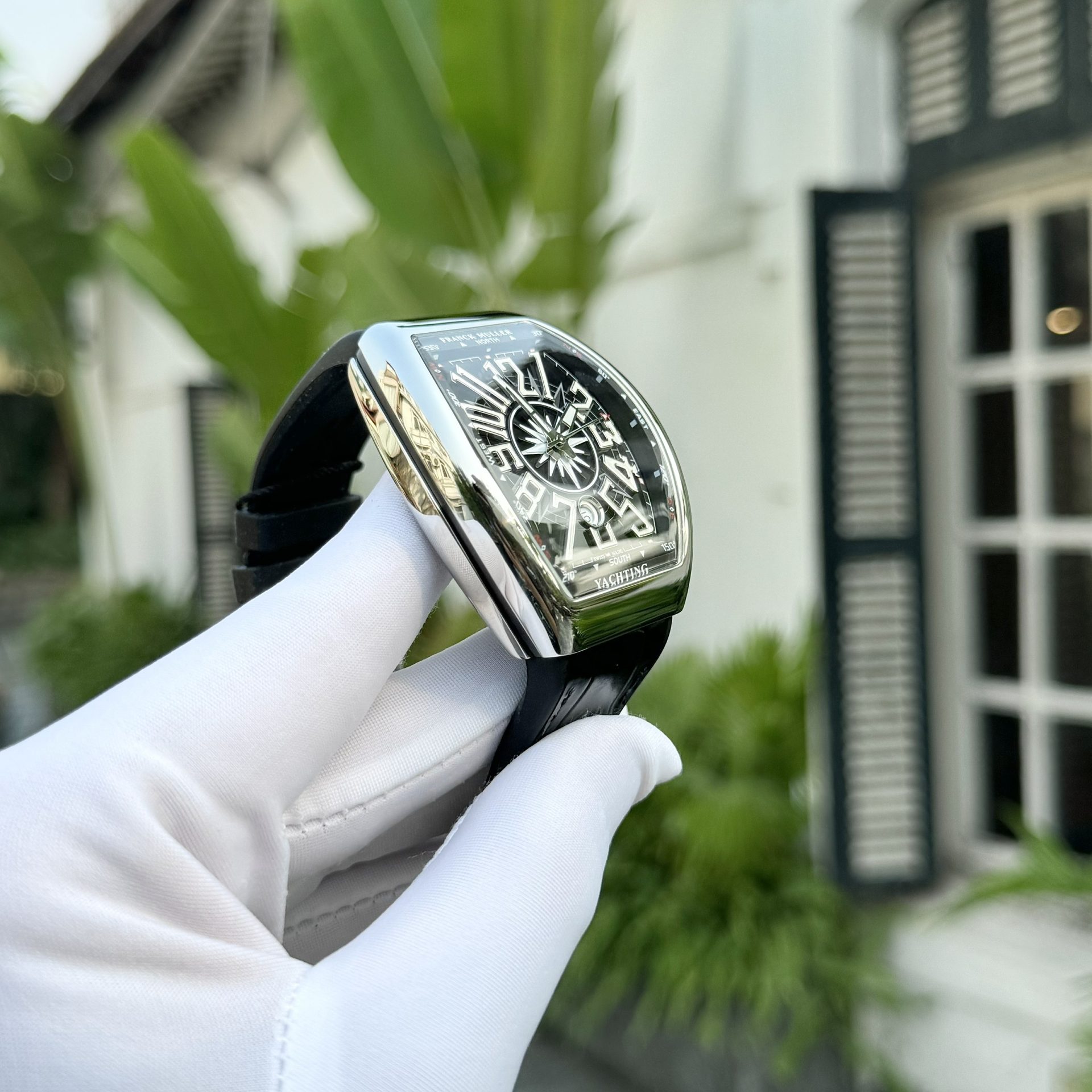 replica Franck Muller V45 Best Replica Watch Blue Dial ABF Factory 45mm WATCHES 4 