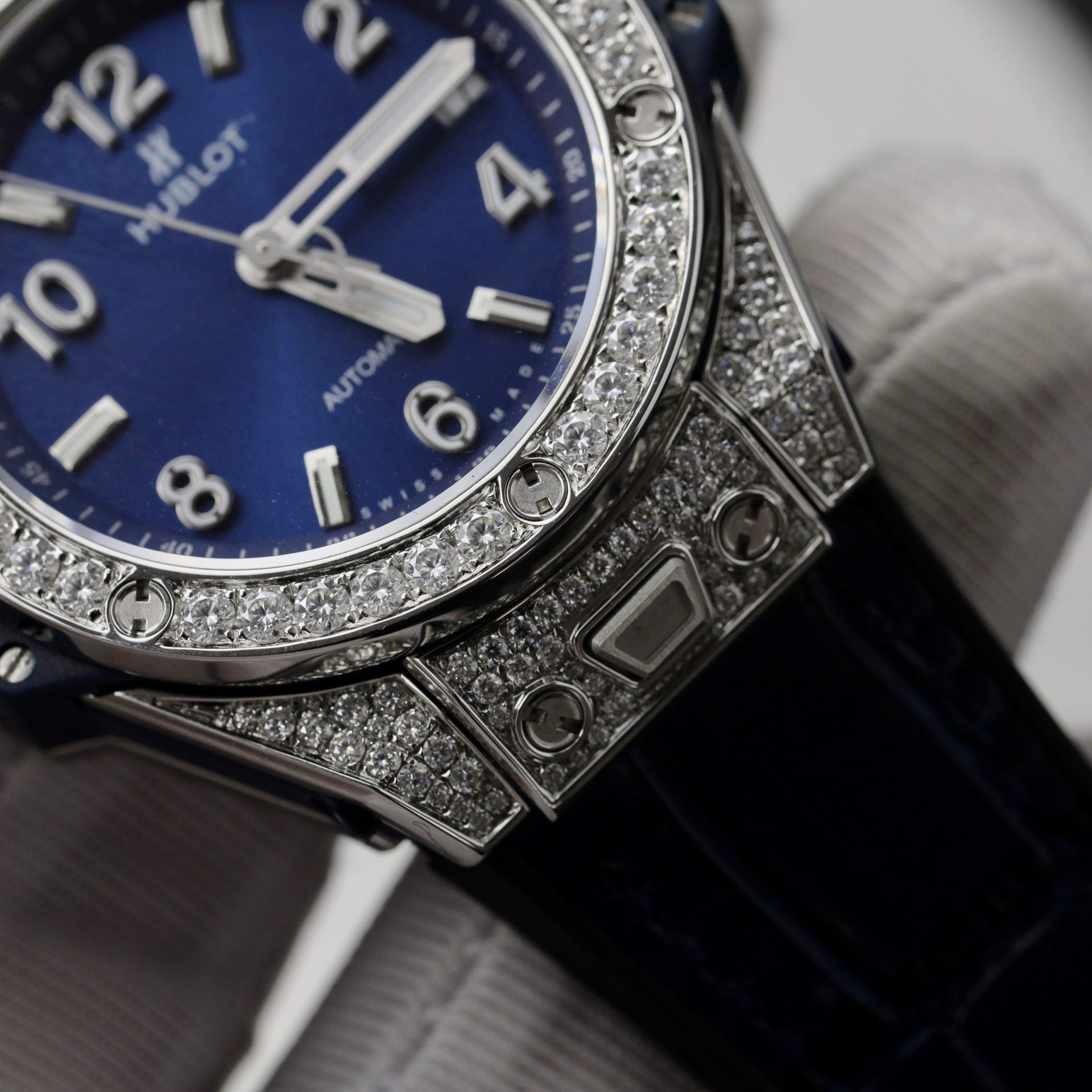 replica Hublot Replica Watches Big Bang Sang Bleu ll King Gold Black Dial BBF 45mm WATCHES 4 