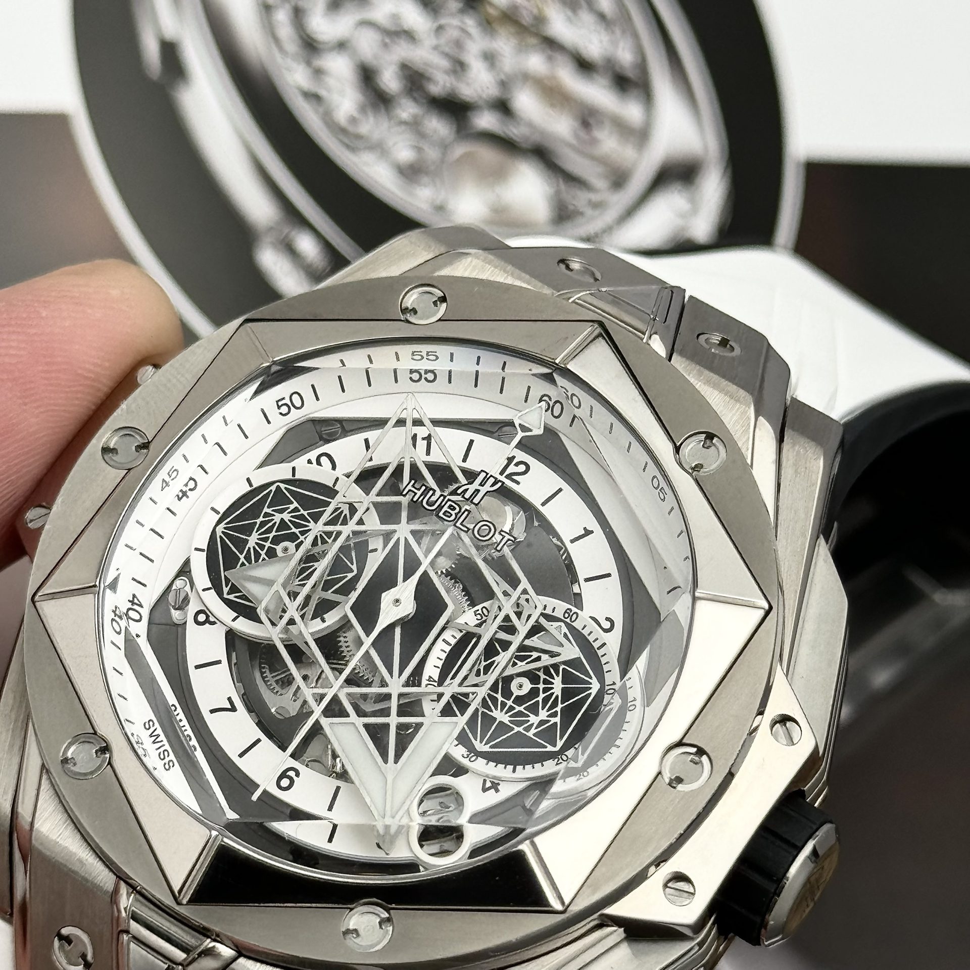 replica Hublot Replica Watches MP-06 Tourbillon Ceramic Black 45mm WATCHES 4 