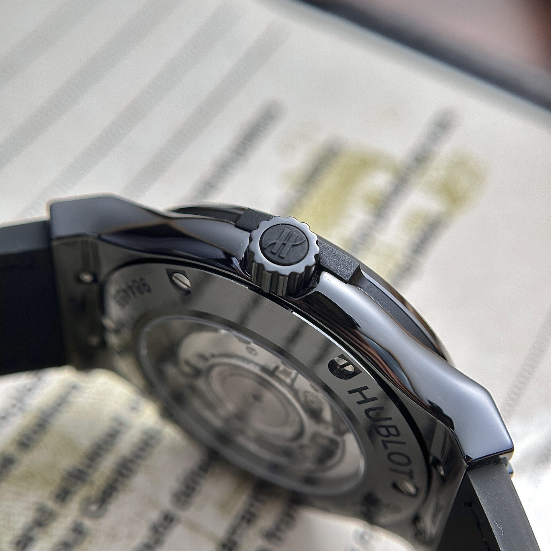 replica Hublot Best Replica Watch Big Bang Unico White Ceramic Rubber Strap BBF Factory 42mm WATCHES 4 