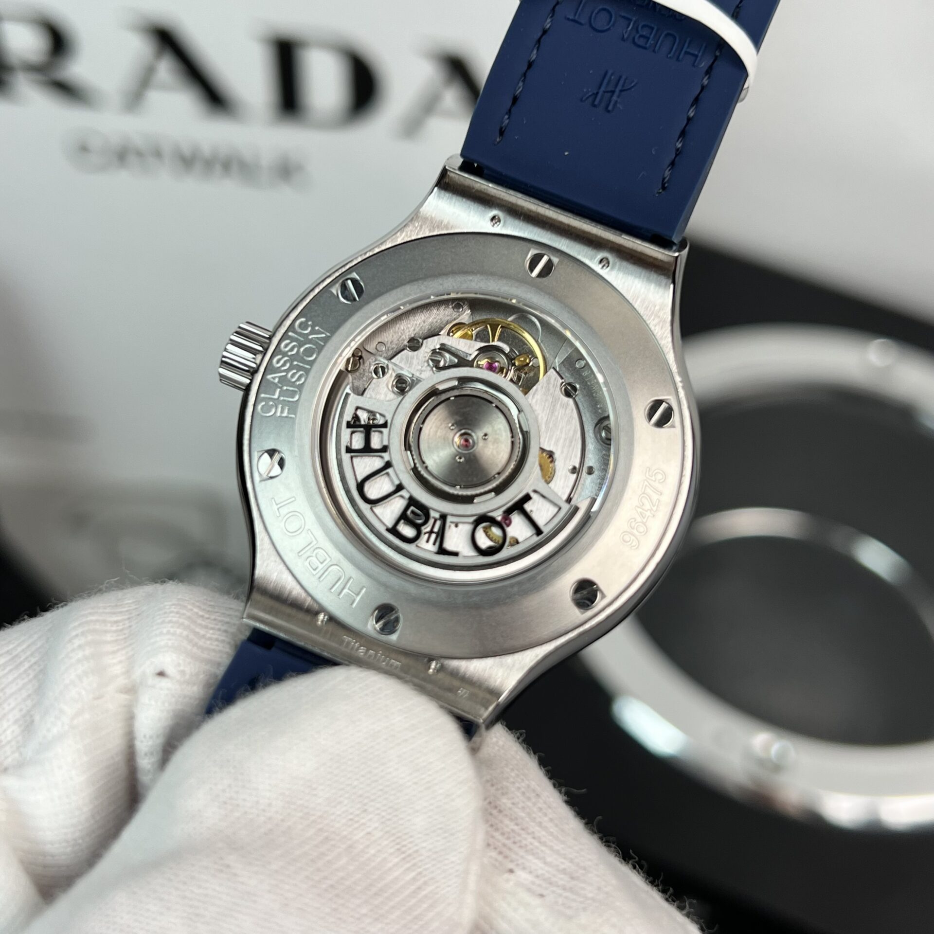 replica Hublot Best Replica Watch Square Bang King Gold Custom Moissanite Diamonds BBF 42mm WATCHES 4 