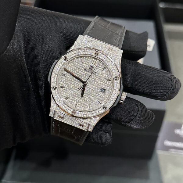 replica Hublot Replica Watches Spirit Of Big Bang King Gold Bezel Ceramic Blue 42mm WATCHES 4 