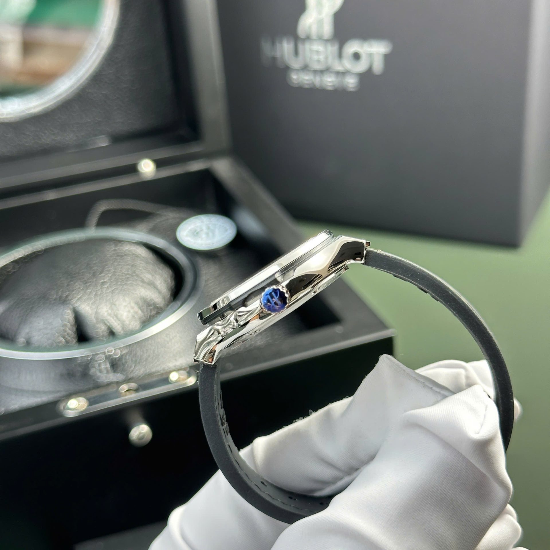 replica Hublot Replica Watch Big Bang One Click Custom Full Moissanite Diamonds 39mm WATCHES 4 