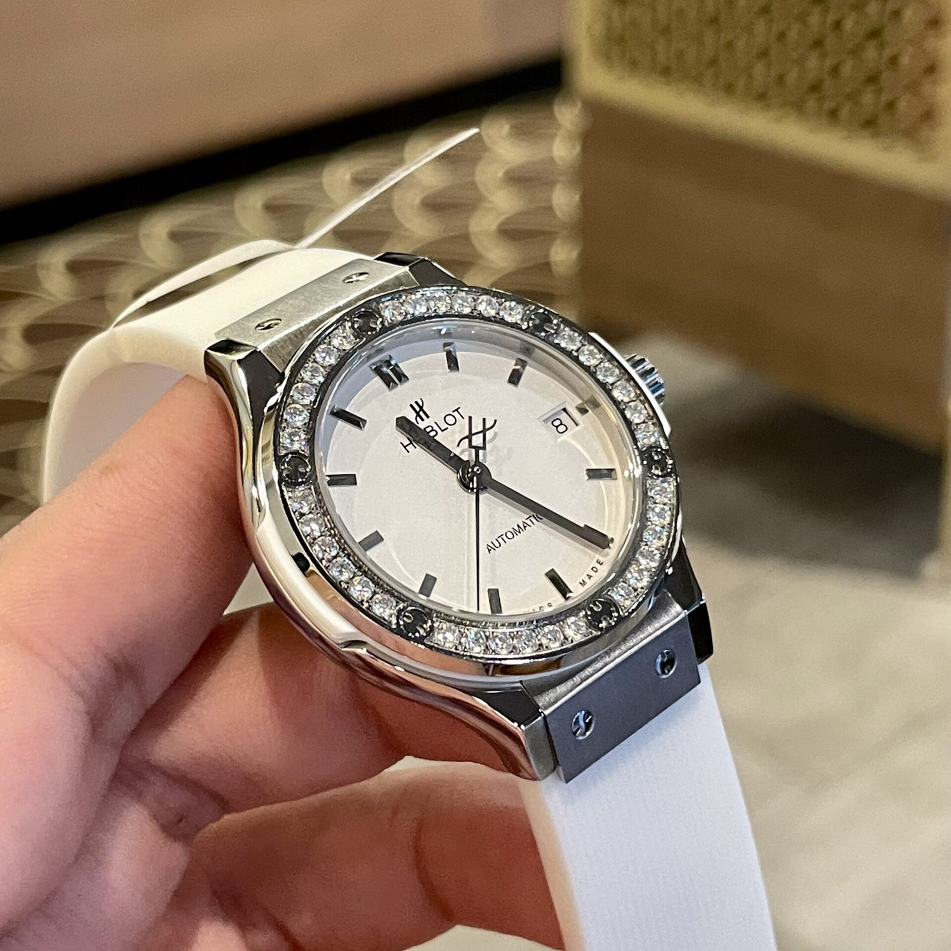 replica Hublot Replica Watch Orlinski Custom Demi Moissanite Diamonds 40mm WATCHES 4 