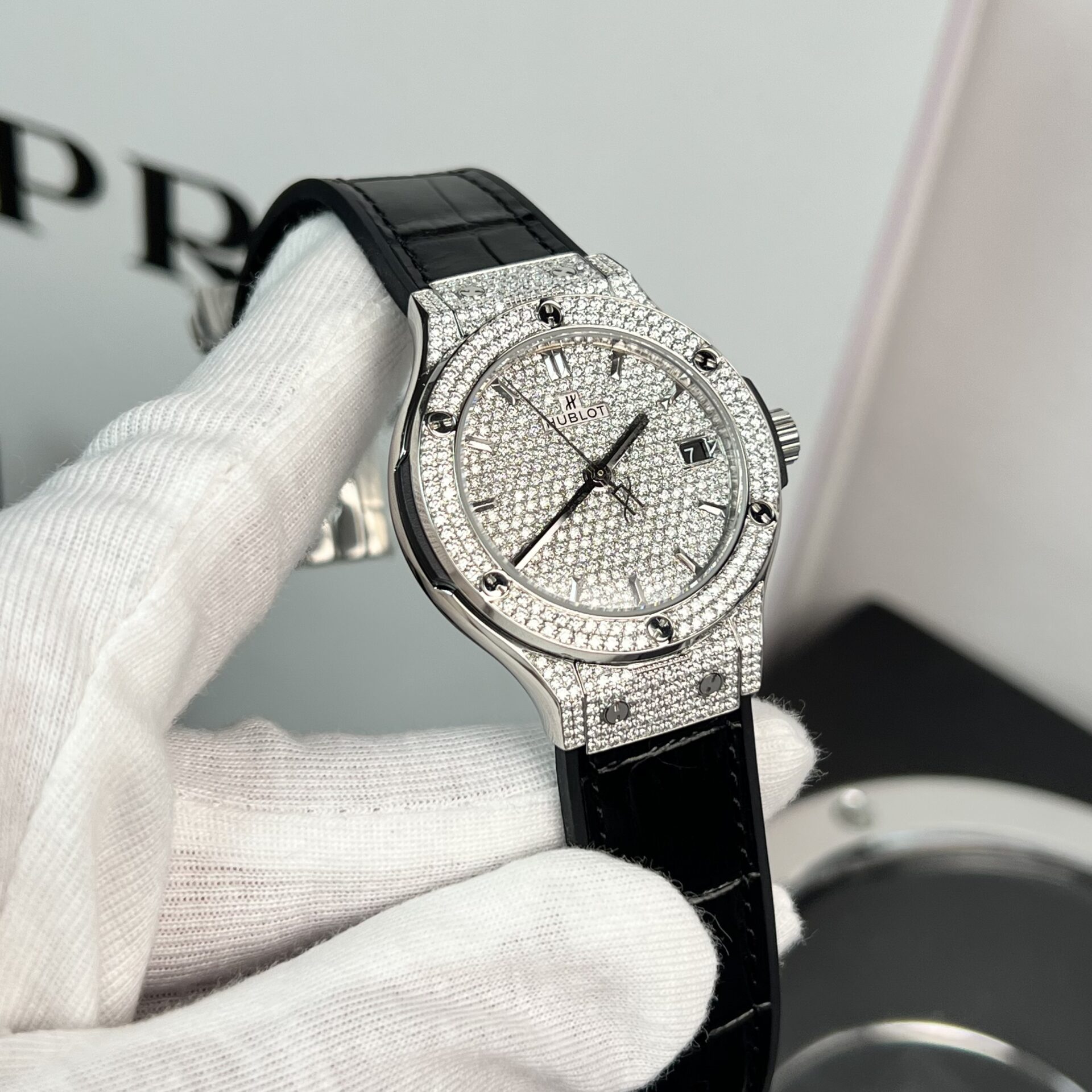 replica Hublot Replica Watch Square Bang Unico Ceramic Black BBF Factory 42mm WATCHES 4 