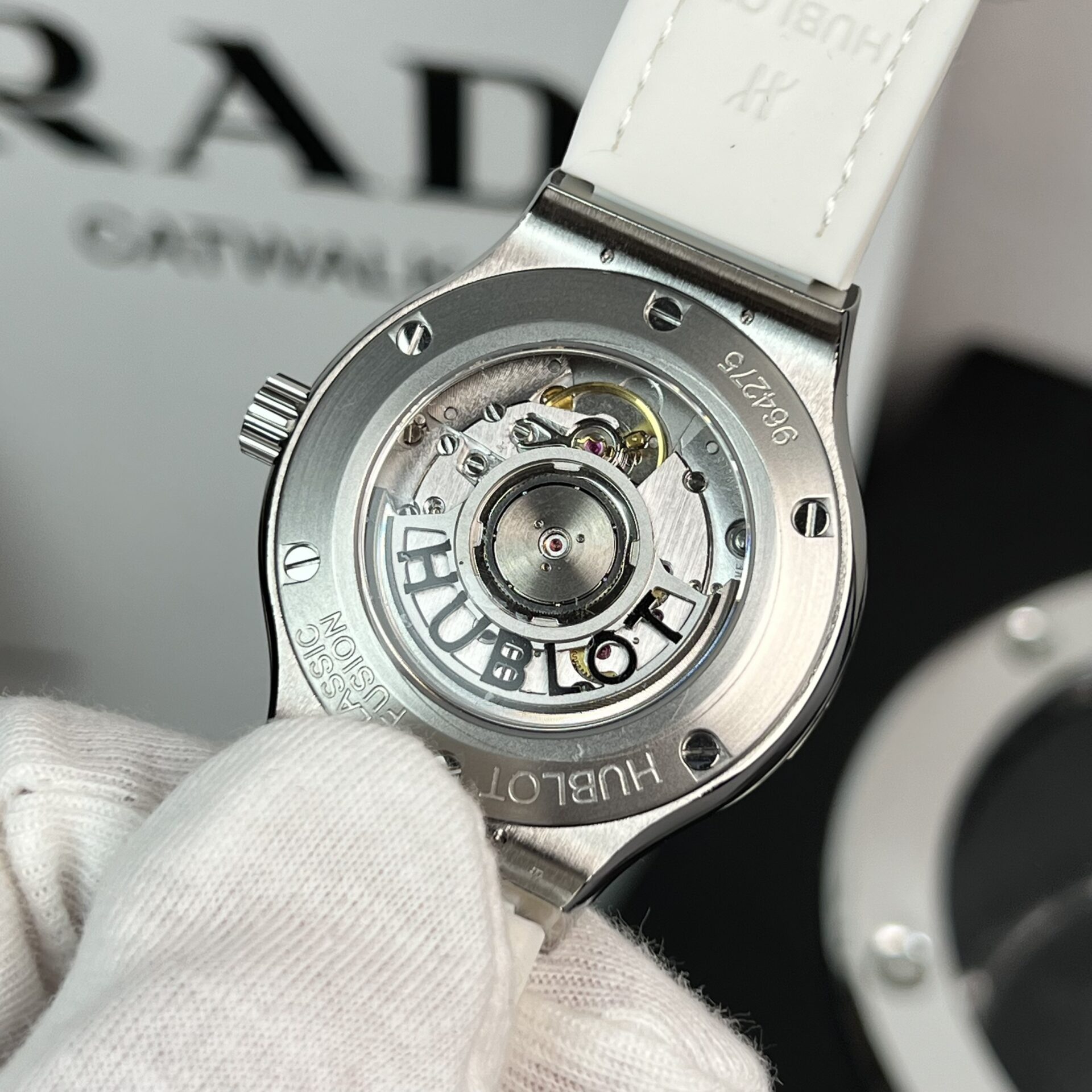 replica Hublot Best Replica Watch Square Bang King Gold Custom Moissanite Diamonds BBF 42mm WATCHES 4 
