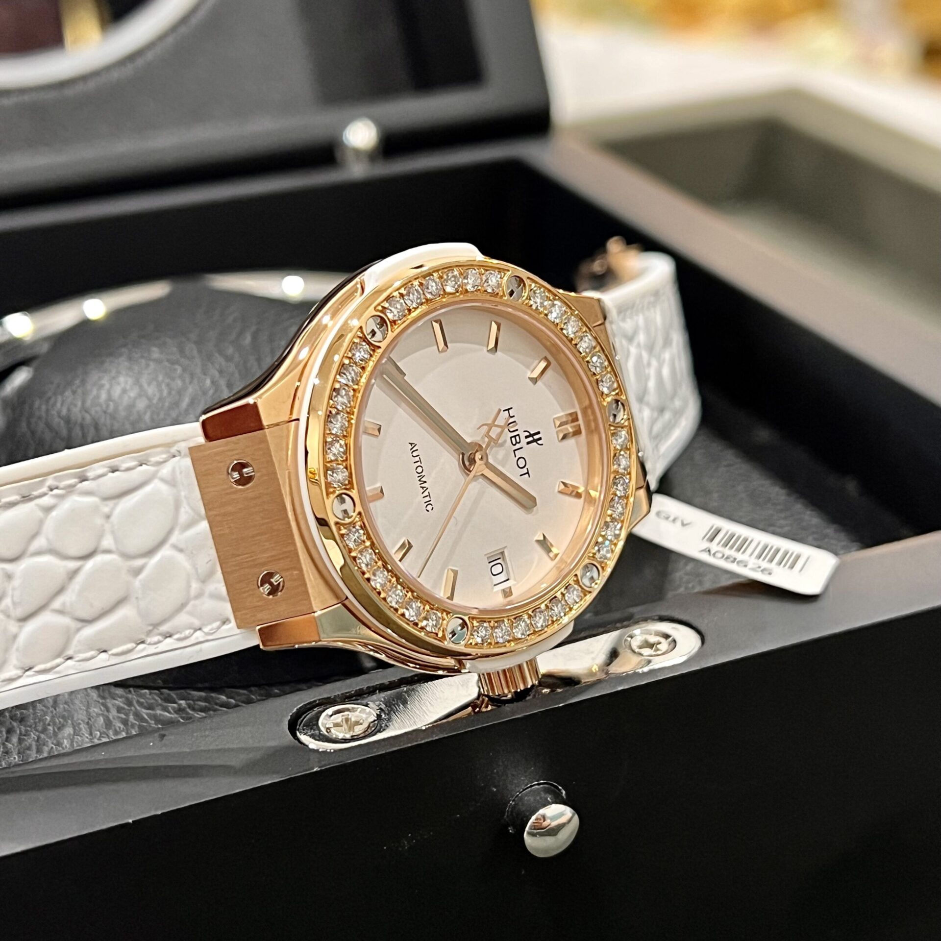 replica Hublot Replica Watches Big Bang Sang Bleu ll King Gold Black Dial BBF 45mm WATCHES 4 