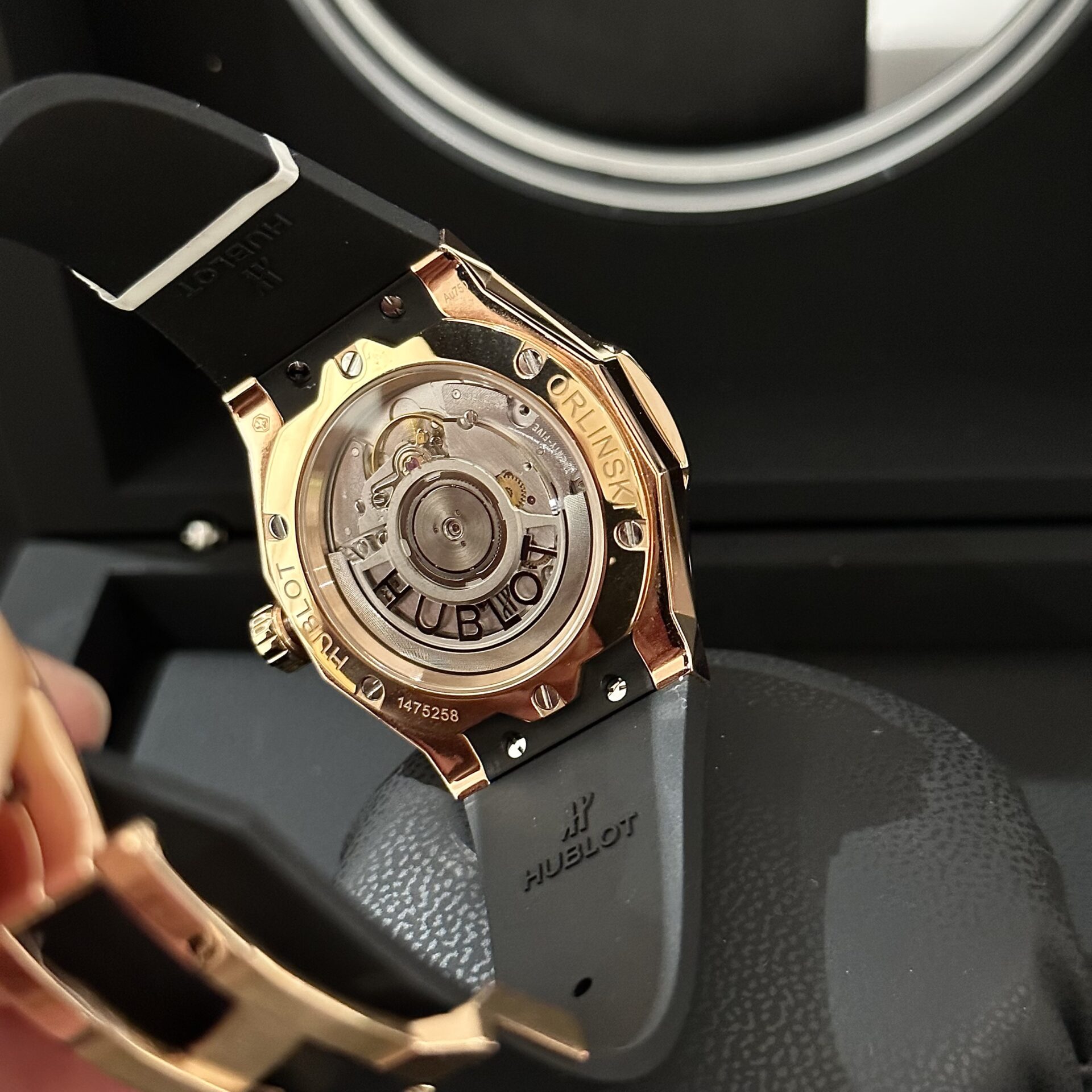 replica Hublot Replica Watch Big Bang Sang Bleu II Titanium Blue Dial BBF 45mm WATCHES 4 