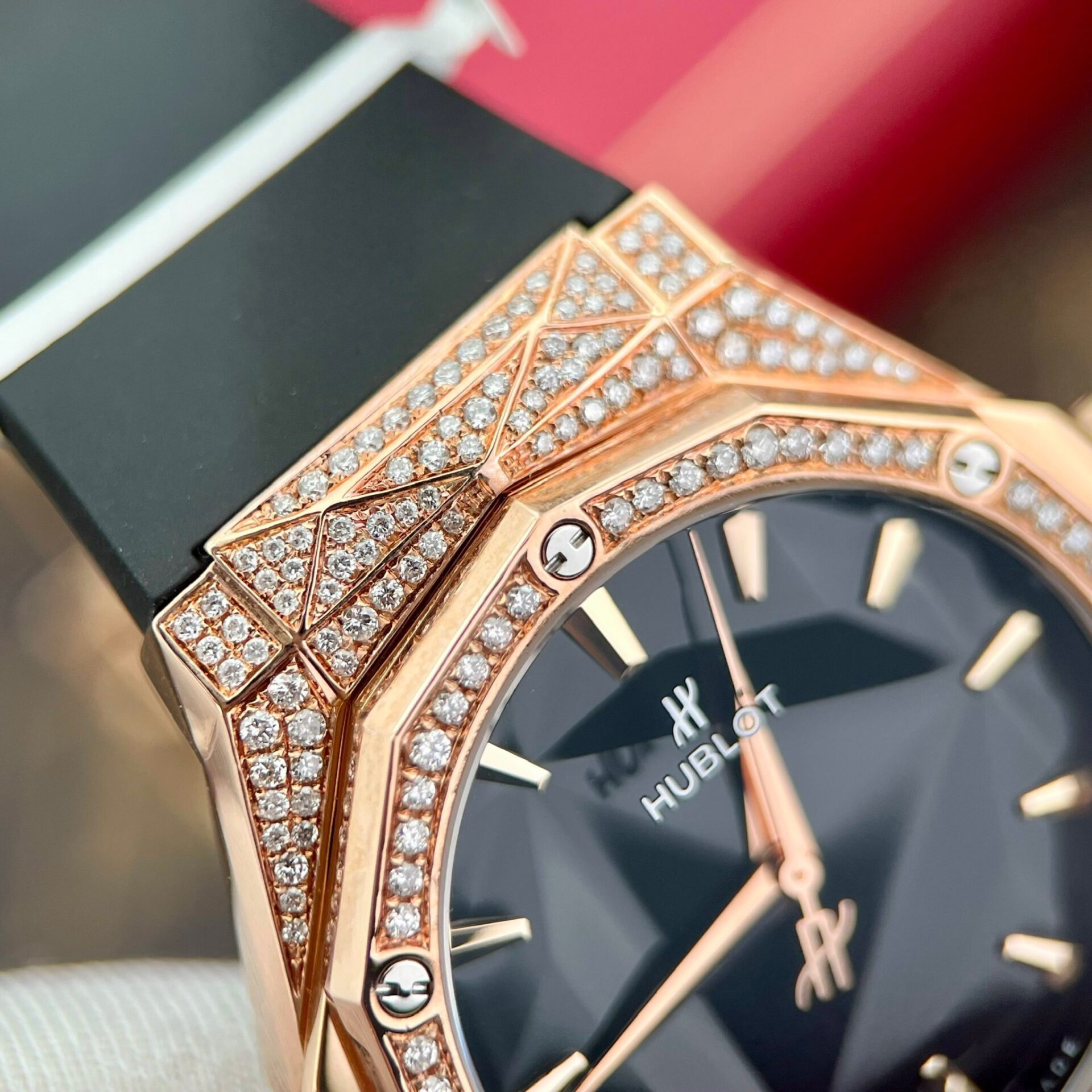 replica Hublot Replica Watch Spirit Of Big Bang King Gold Black Dial 42mm WATCHES 4 