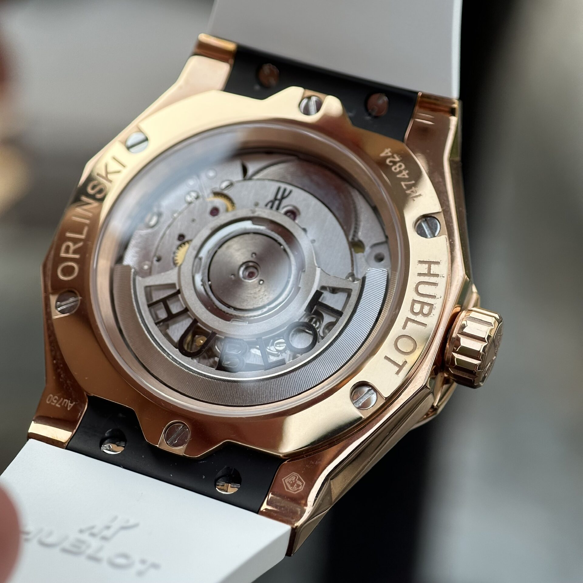 replica Hublot Fake Watch Big Bang Sang Bleu II King Gold HB Factory 44mm WATCHES 4 