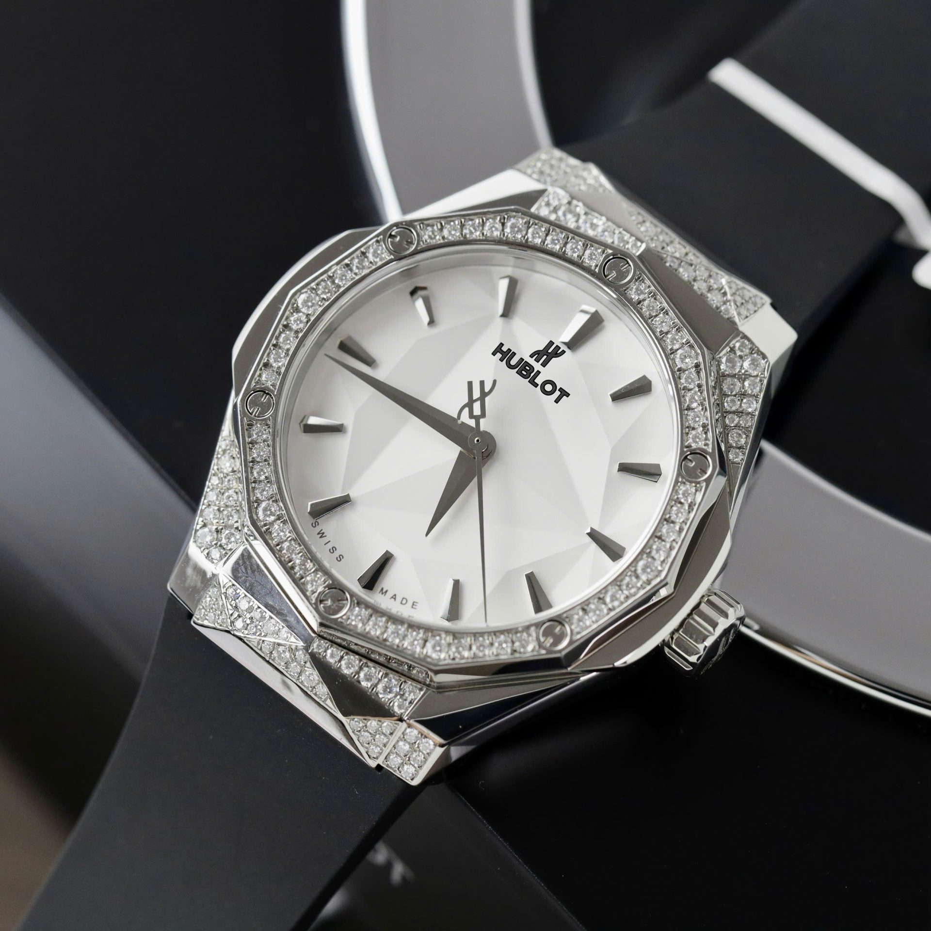 replica Hublot Replica Watch Big Bang Sang Bleu II Titanium Black Dial BBF 45mm WATCHES 4 