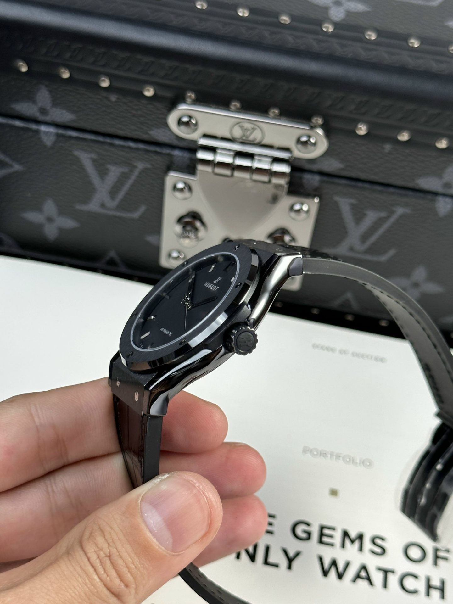 replica Hublot Best Replica Watch Big Bang Unico White Ceramic Rubber Strap BBF Factory 42mm WATCHES 4 
