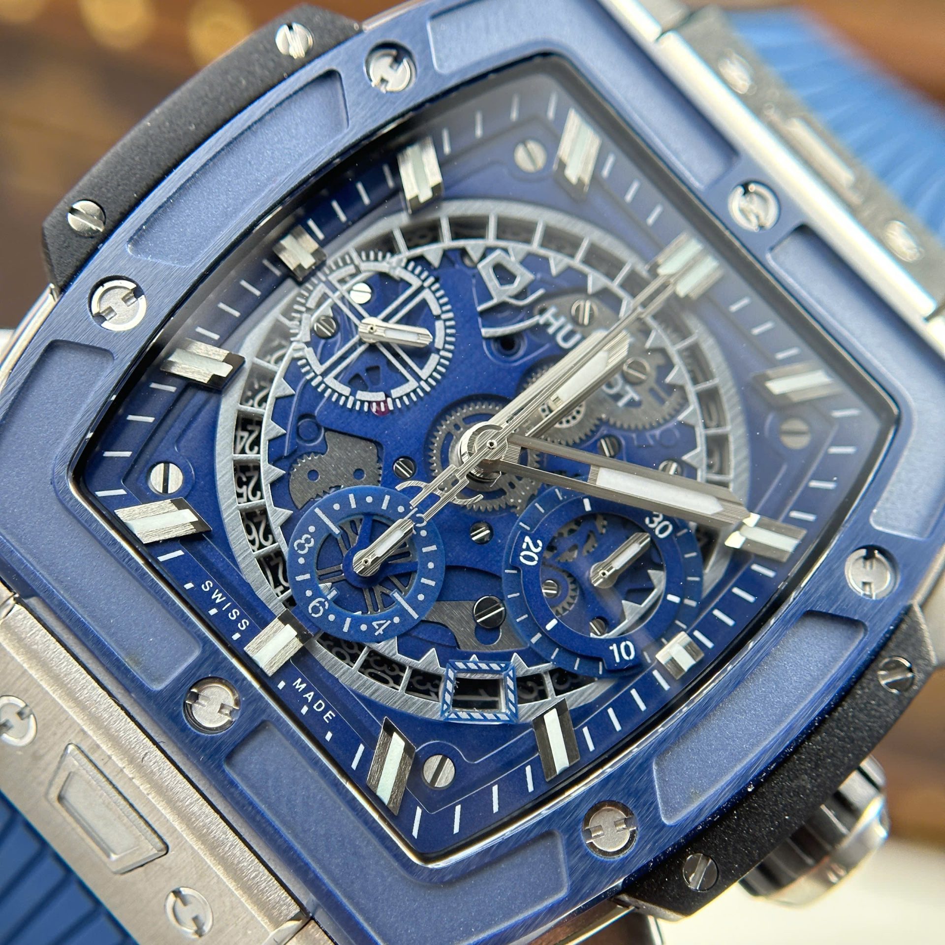 replica Hublot Replica Watch Spirit Of Big Bang King Gold Black Dial 42mm WATCHES 4 