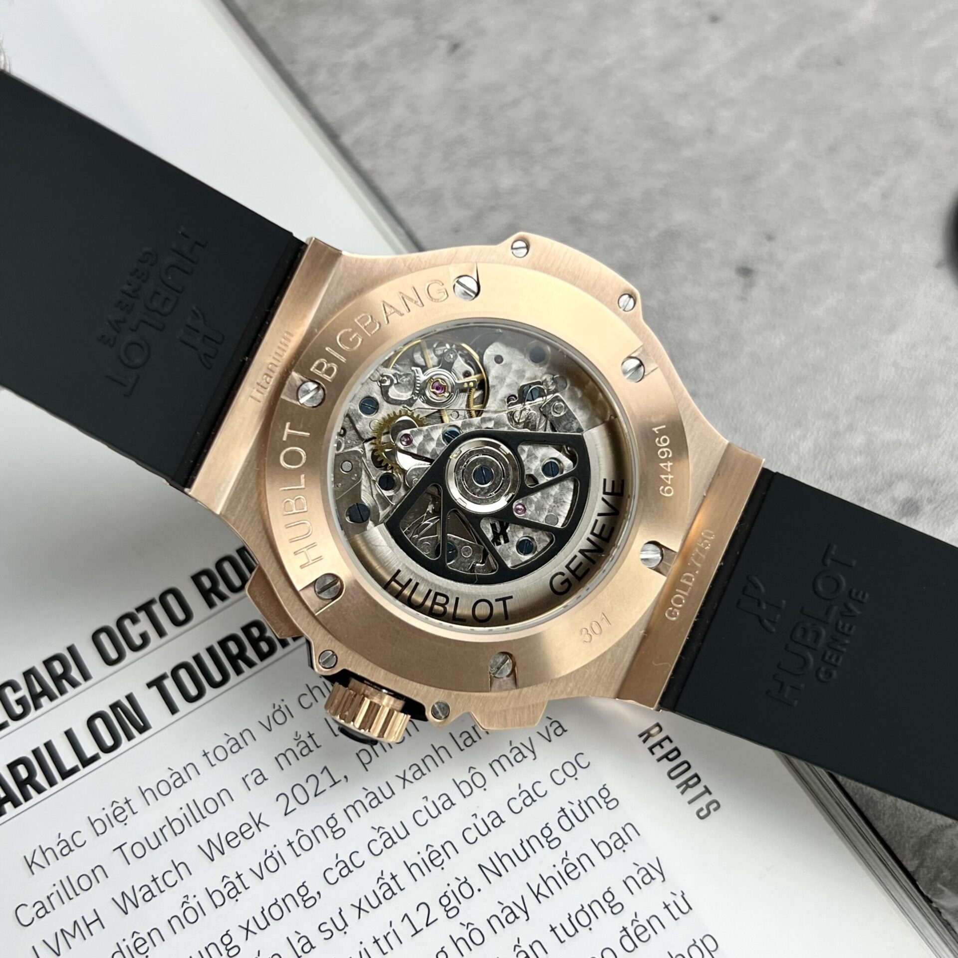 replica Hublot Replica Watch Classic Fussion Custom Blue Dial Moissanite Diamonds 33mm WATCHES 4 
