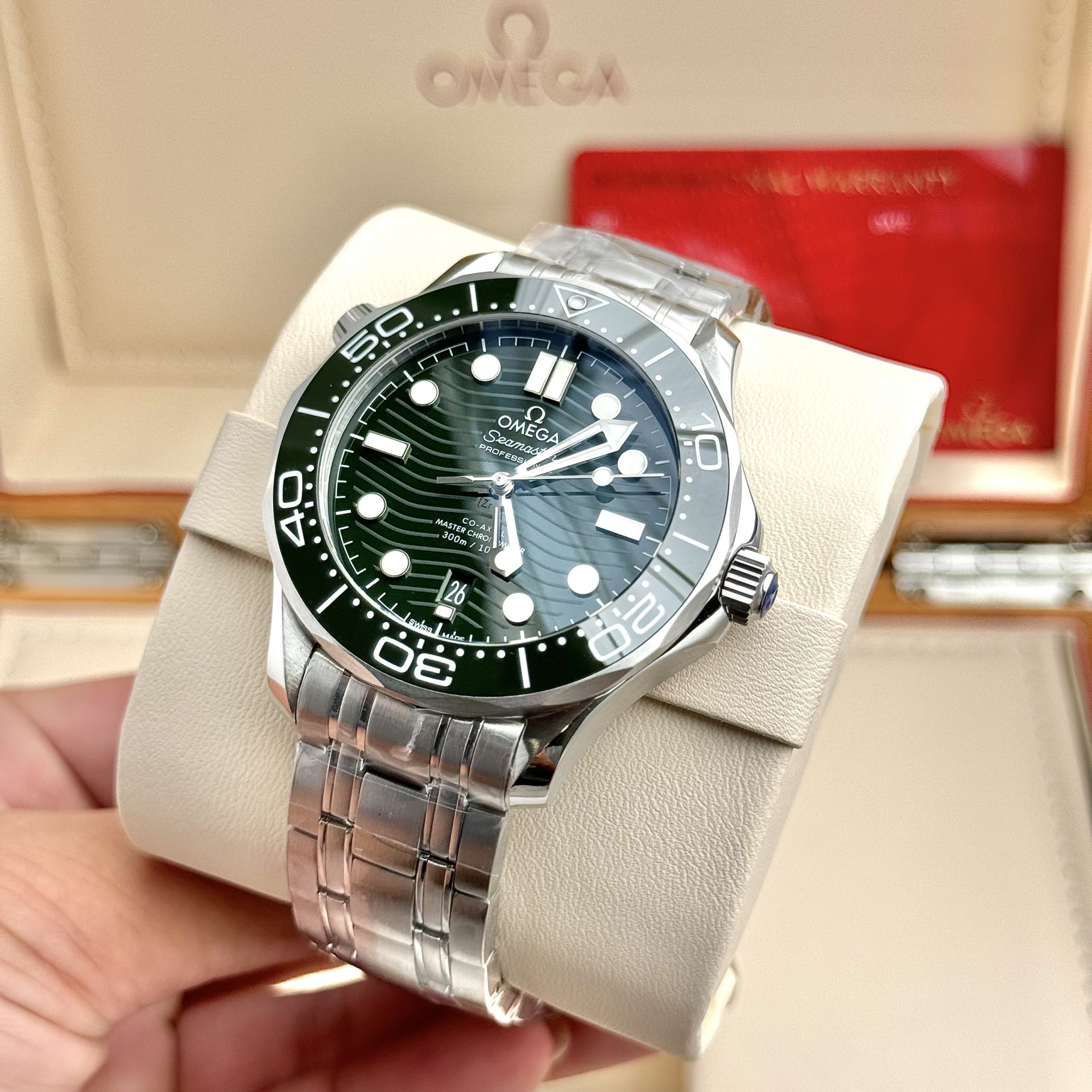 replica Omega Best Replica Watch Seamaster Aqua Terra Blue Dial Rubber Strap 43mm WATCHES 4 