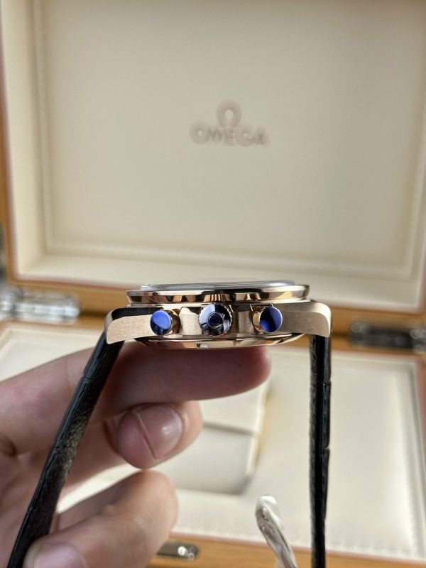 replica Omega Replica Watch Speedmaster Co-Axial Moonphase Blue Dial 44mm WATCHES 4 