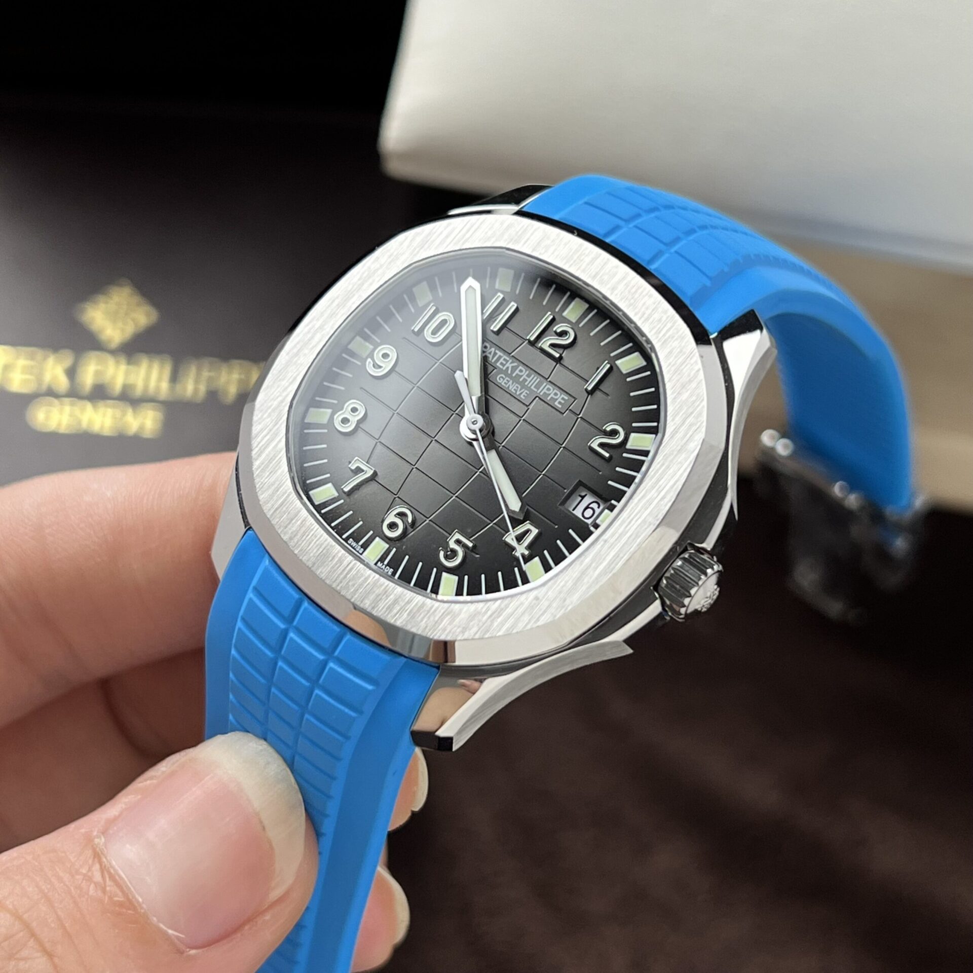 replica Patek Philippe Replica Watch Aquanaut 5167 Custom Moissanite Diamonds 3K Factory 40mm WATCHES 4 