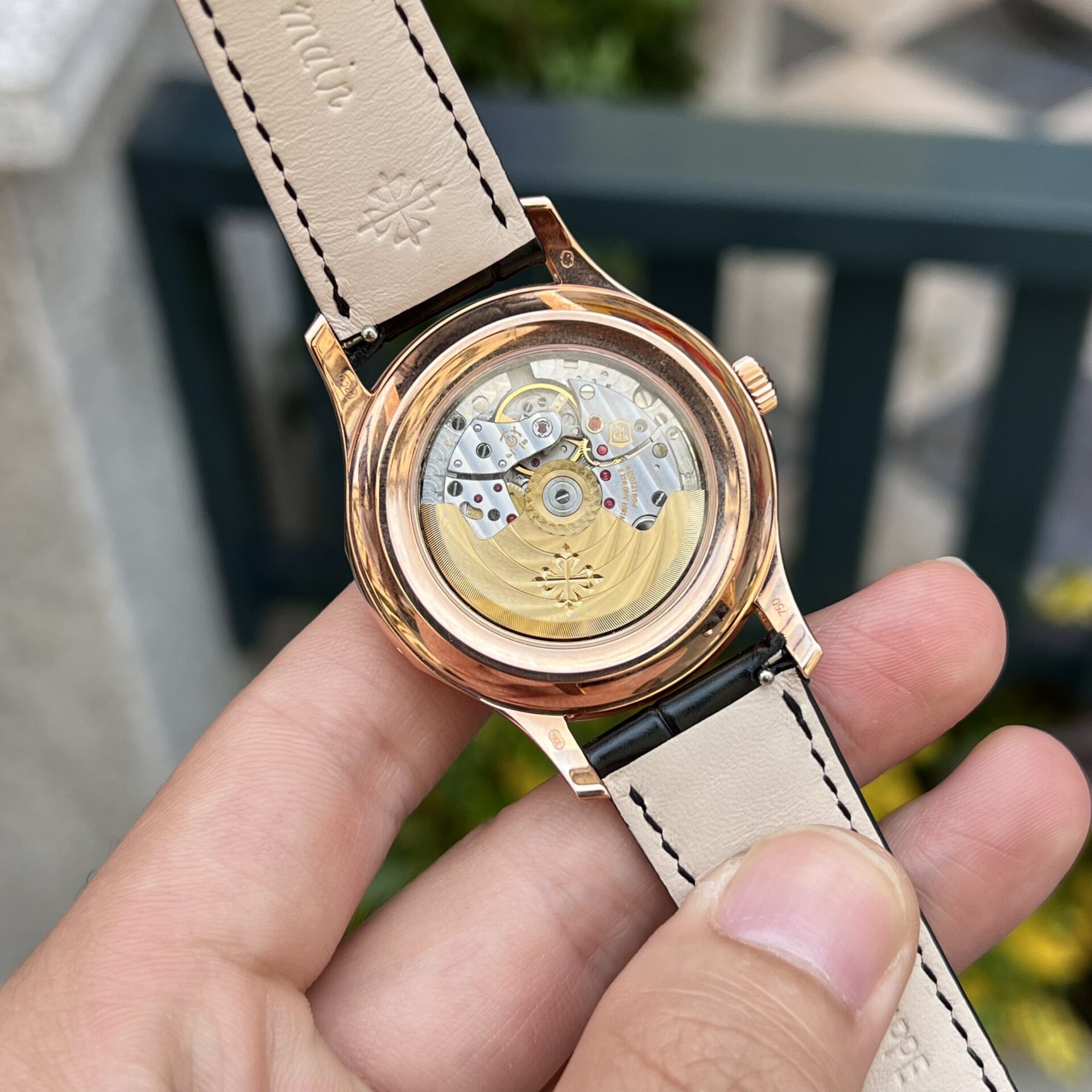 replica Patek Philippe Replica Watch Aquanaut 5067 Dial Brown Custom Diamonds Moissanite 35.6mm WATCHES 4 