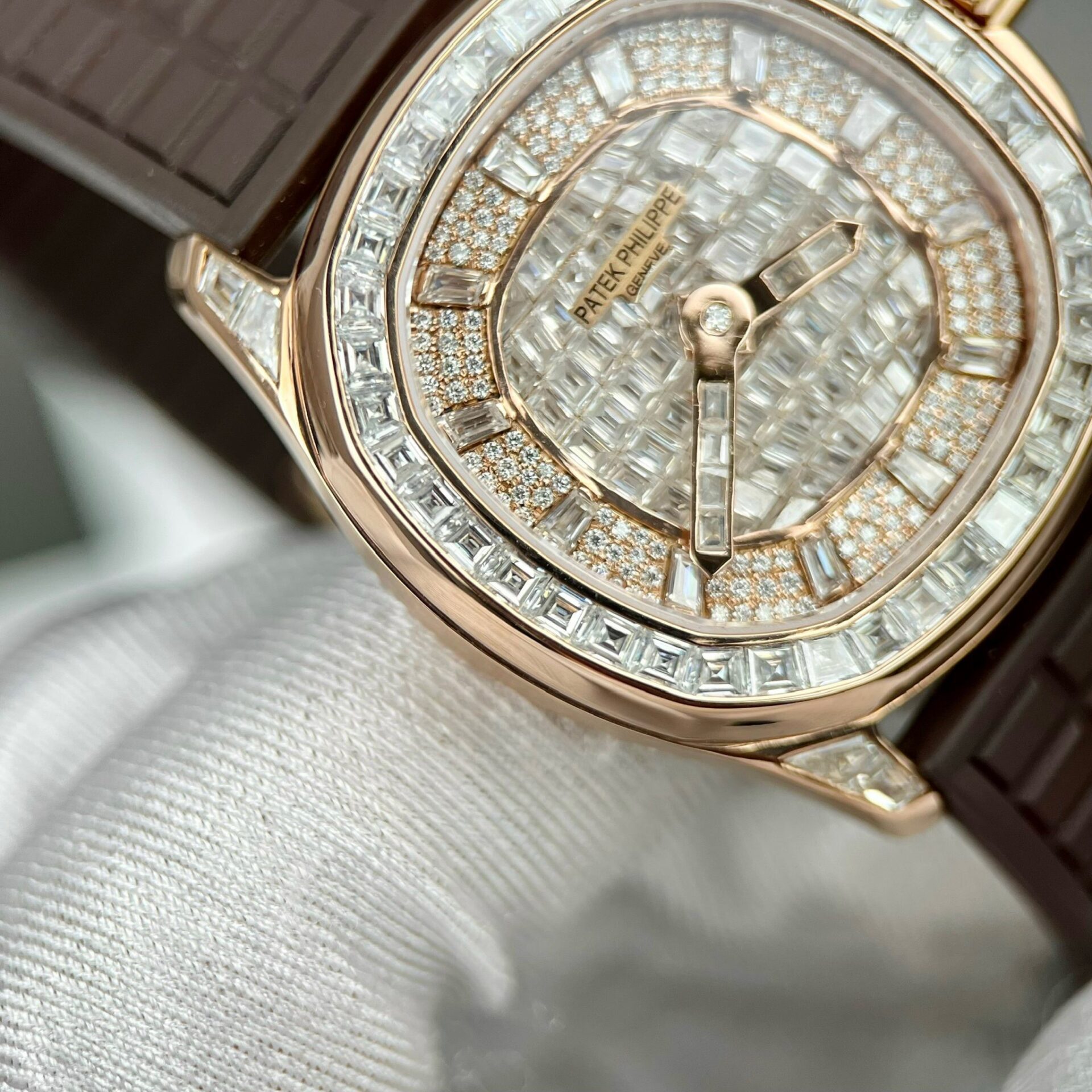 replica Patek Philippe Replica Watch Aquanaut 5167 Custom Moissanite Diamonds 3K Factory 40mm WATCHES 4 