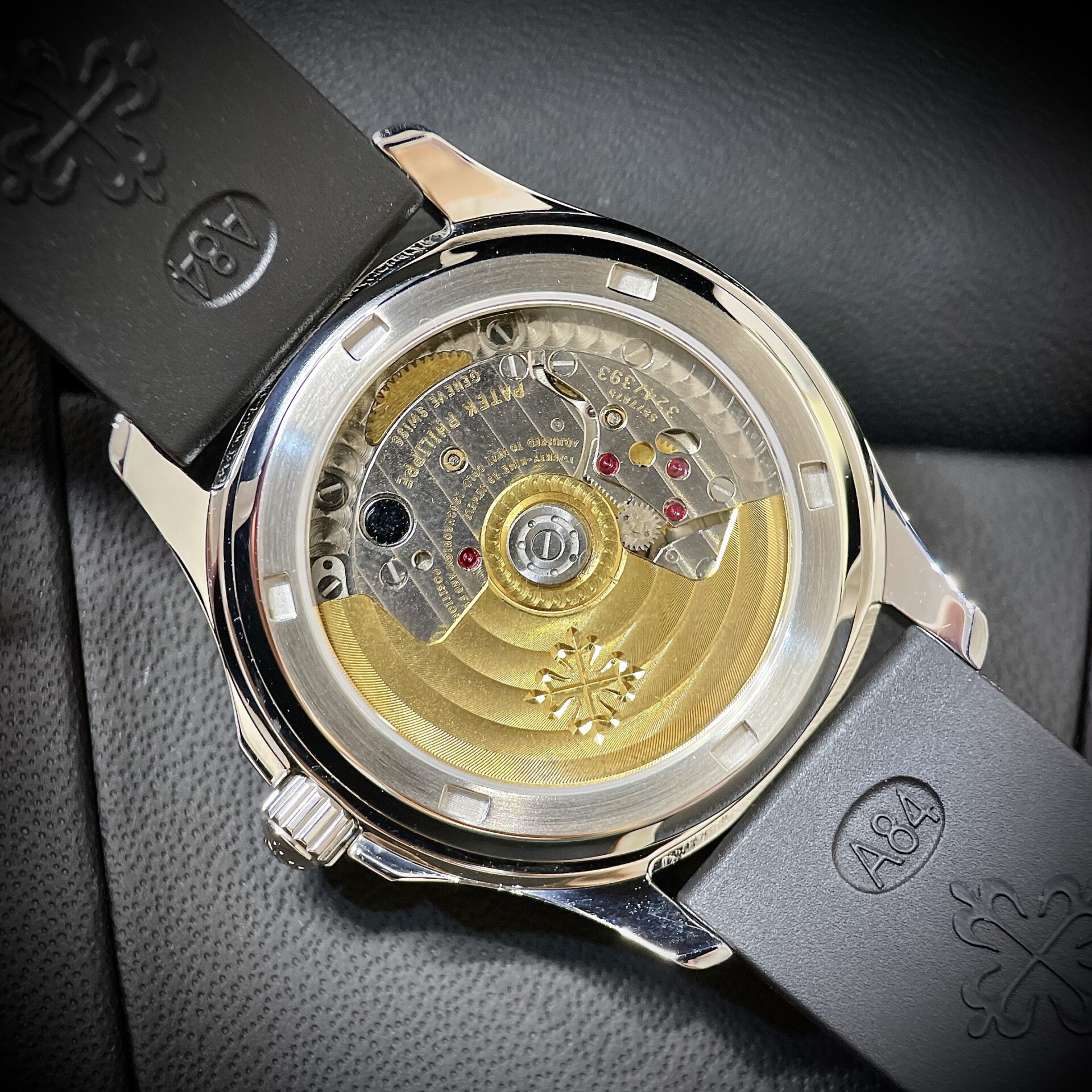 replica Patek Philippe Replica Watches Aquanaut 5168G Blue Rubber Strap GR Factory 42mm WATCHES 4 