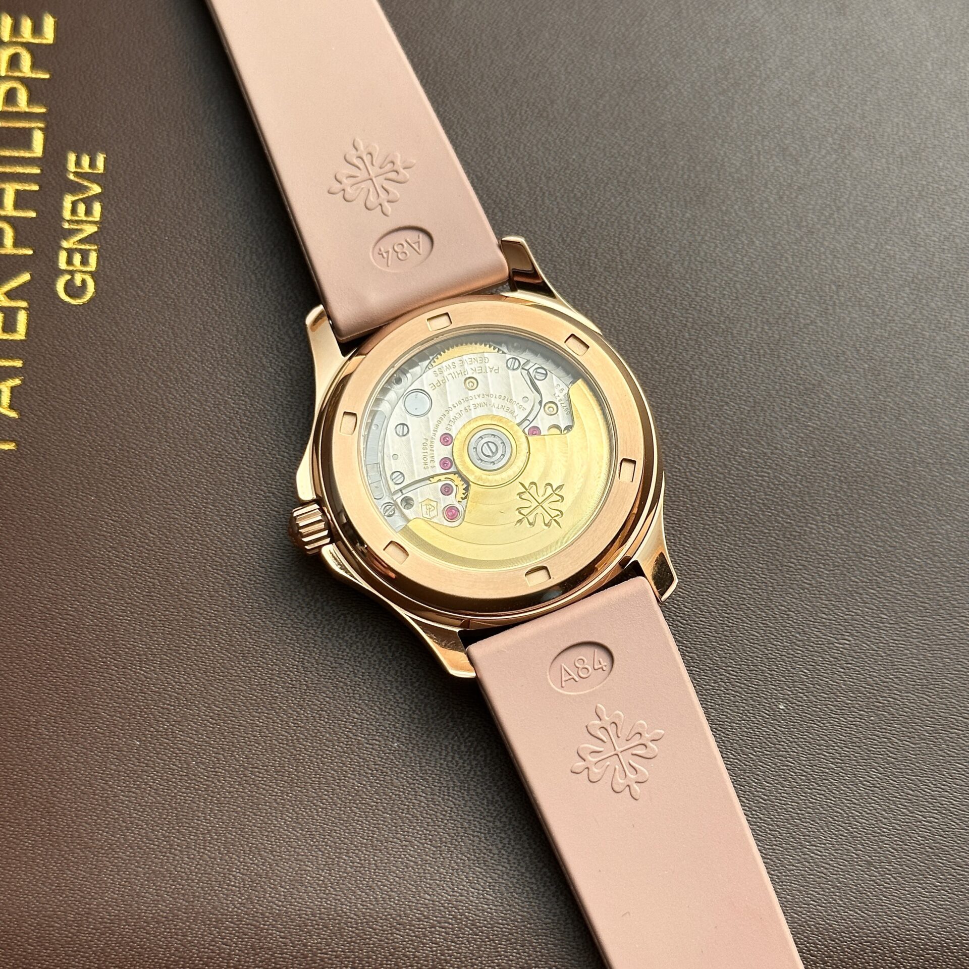replica Patek Philippe Replica Watch Aquanaut 5067 Dial Brown Custom Diamonds Moissanite 35.6mm WATCHES 4 