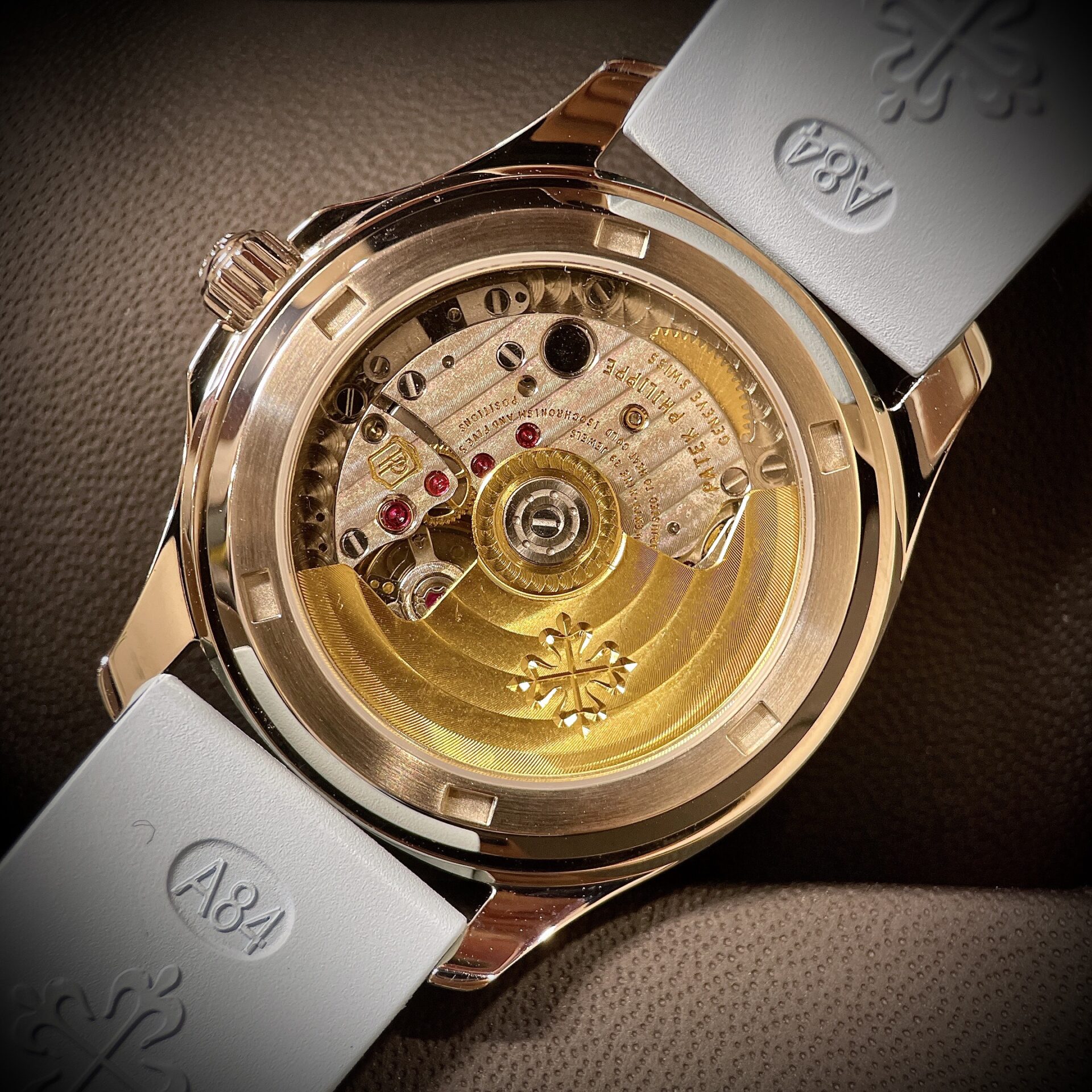 replica Patek Philippe Best Replica Watch Nautilus 5712R Brown Dial 18K Solid Gold 40mm WATCHES 4 