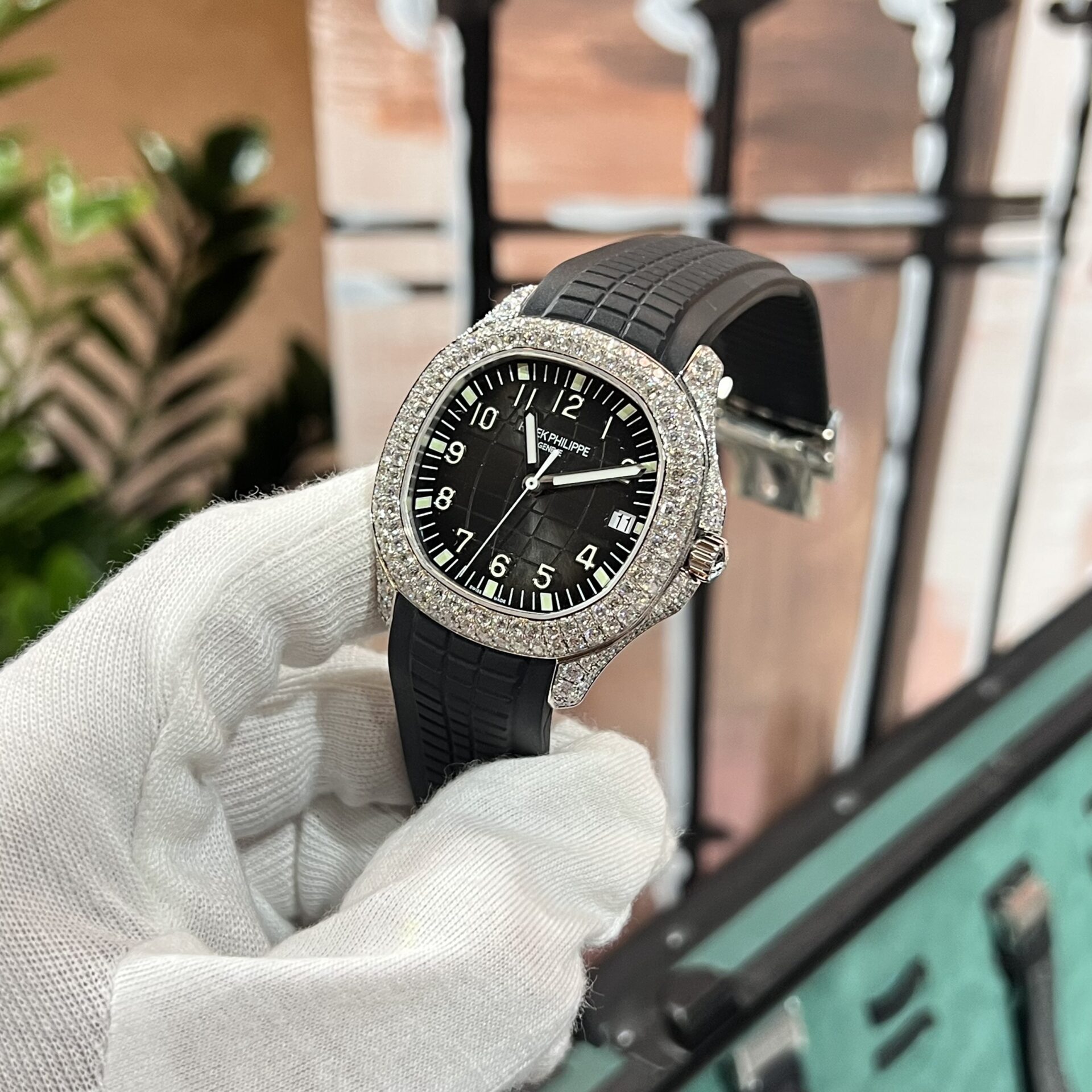 replica Patek Philippe Best Replica Watch Nautilus 5719 Custom CVD Diamond And White Gold 40mm WATCHES 4 