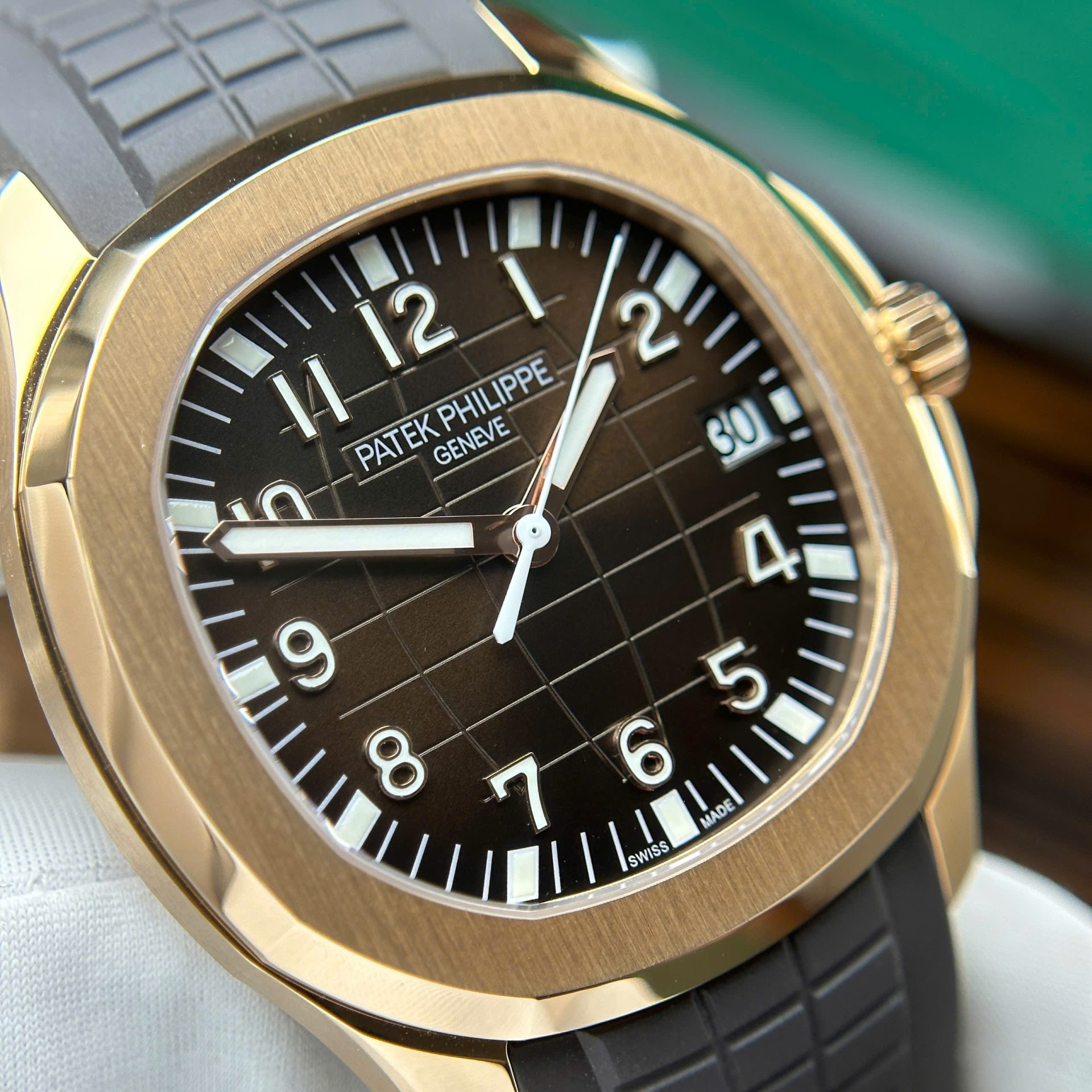 replica Patek Philippe Best Replica Watch Grand Complications 6104R Custom Solid Gold Watch and Diamonds 44mm WATCHES 4 