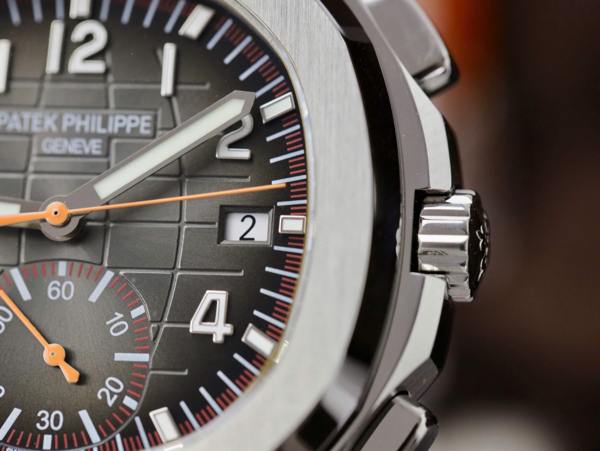 replica Patek Philippe Replica Watch Aquanaut 5067 Gray Dial Rubber Strap 35.6mm WATCHES 4 