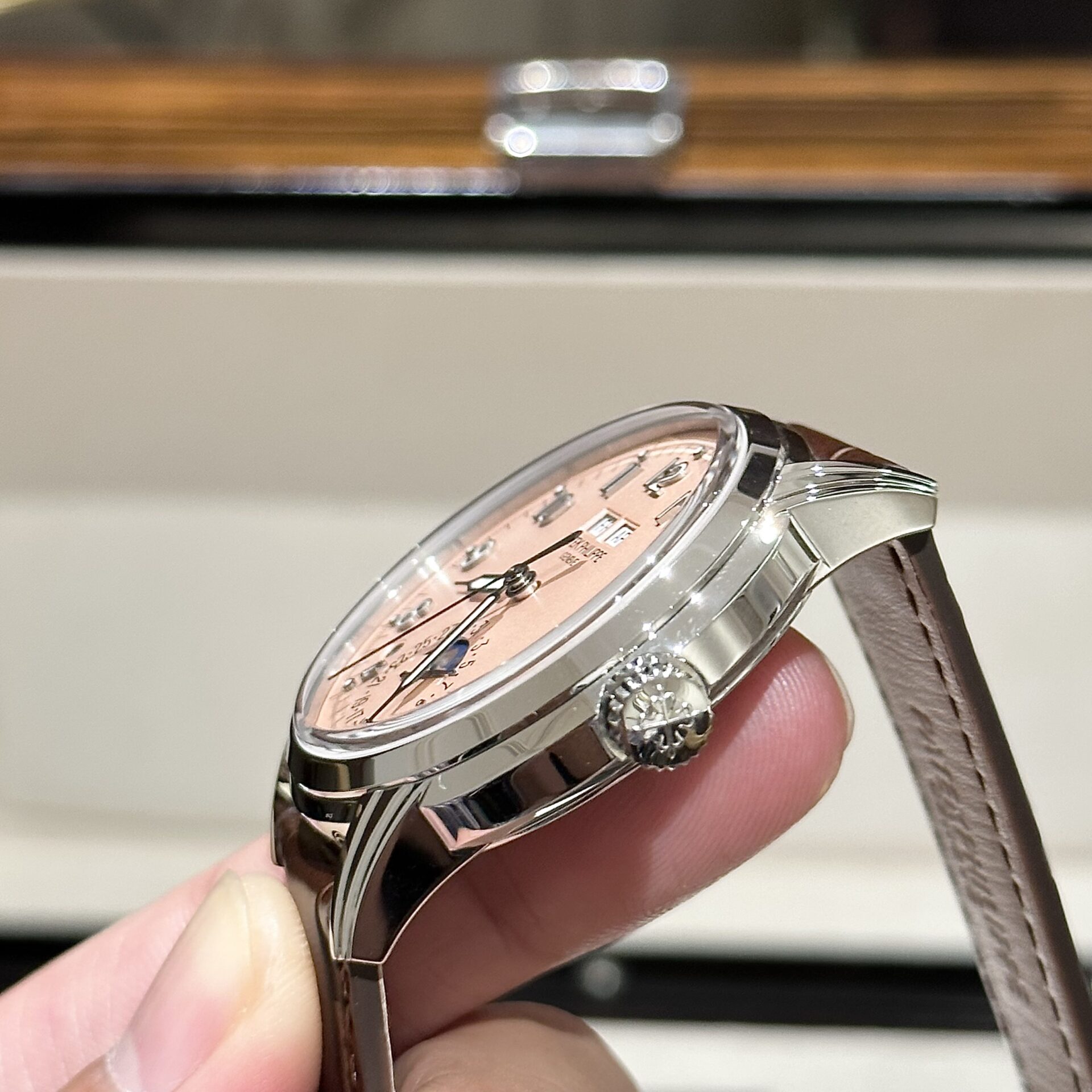 replica Patek Philippe Replica Watches Aquanaut 5168G Blue Rubber Strap GR Factory 42mm WATCHES 4 