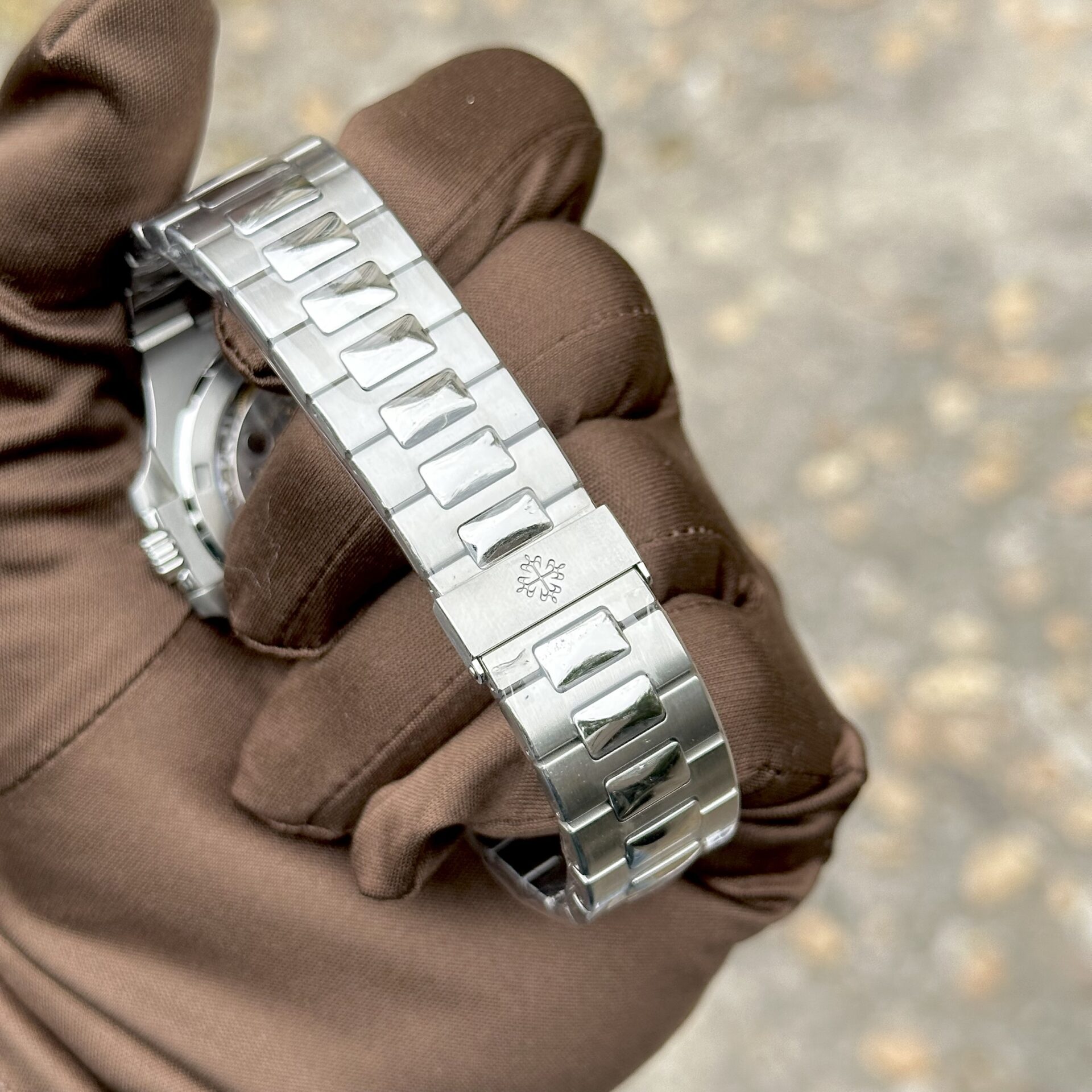 replica Patek Philippe Clone Watch Nautilus 5719 Full Diamonds Baguette 40mm WATCHES 4 
