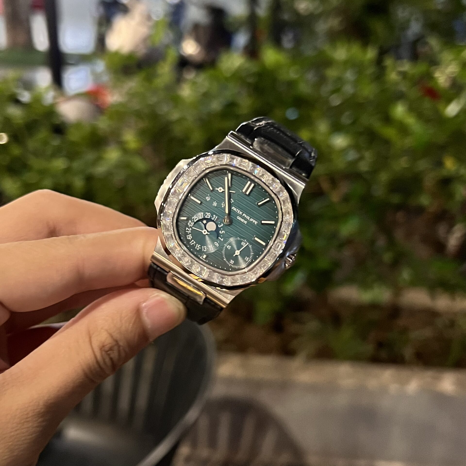 replica Patek Philippe Replica Watch Complications 5905G Dial Green 42mm WATCHES 4 