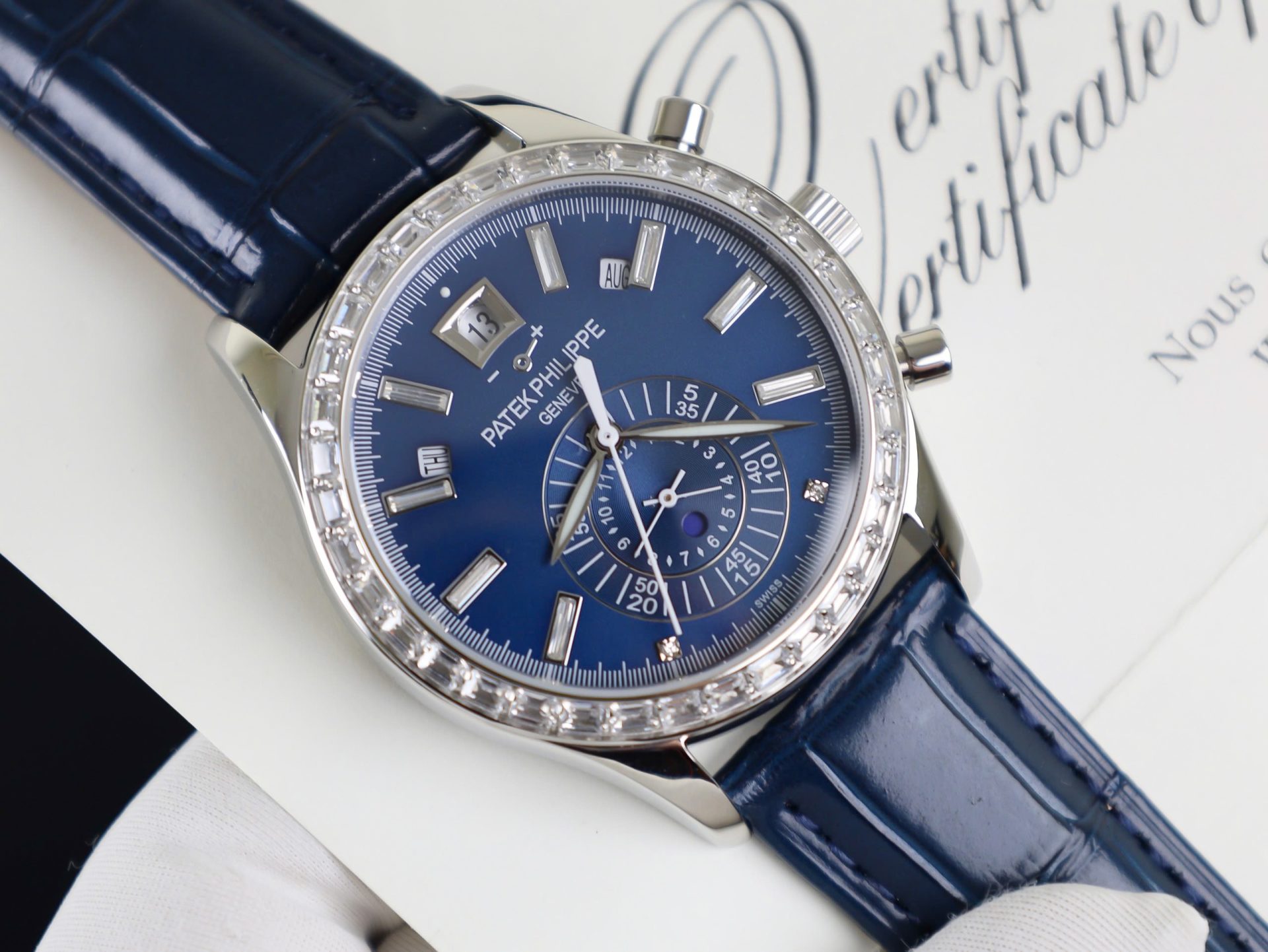 replica Patek Philippe Replica Watch Complications 5961R Dial Black TW Factory 40.5mm WATCHES 4 