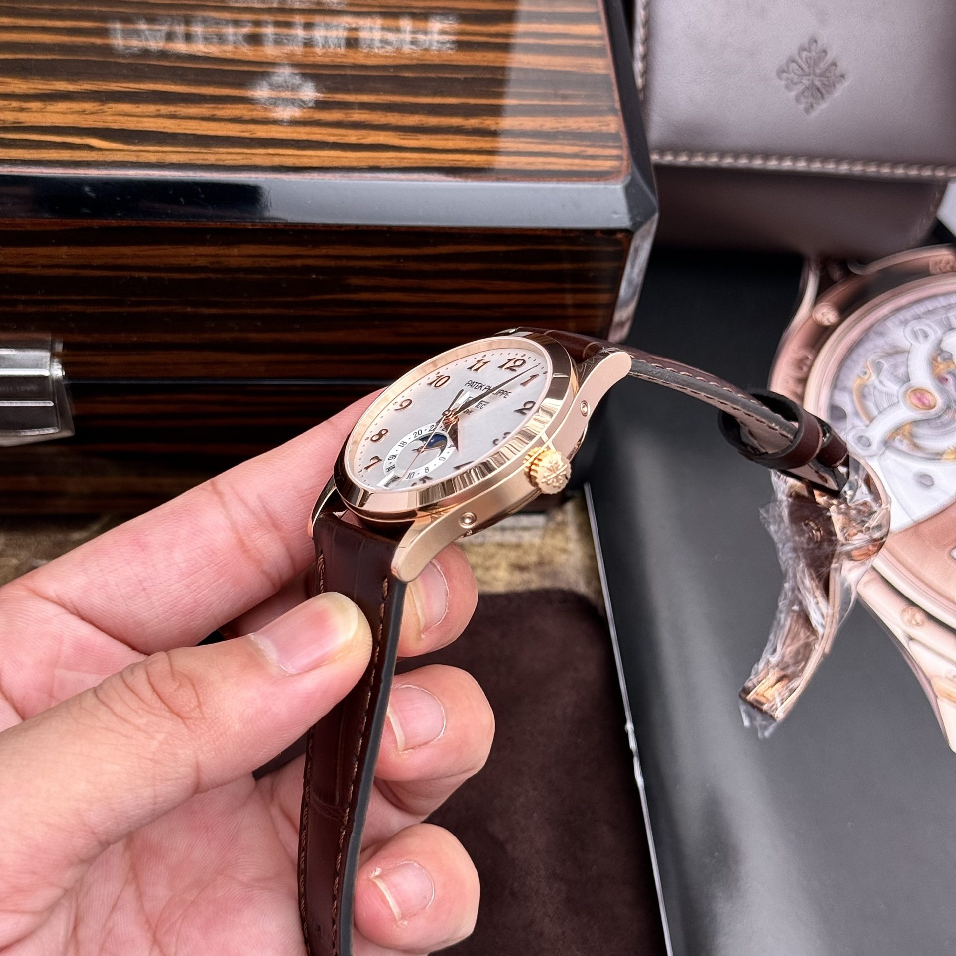 replica Patek Philippe Fake Watch Complications 5961P Dial Blue TW Factory 40.5mm WATCHES 4 