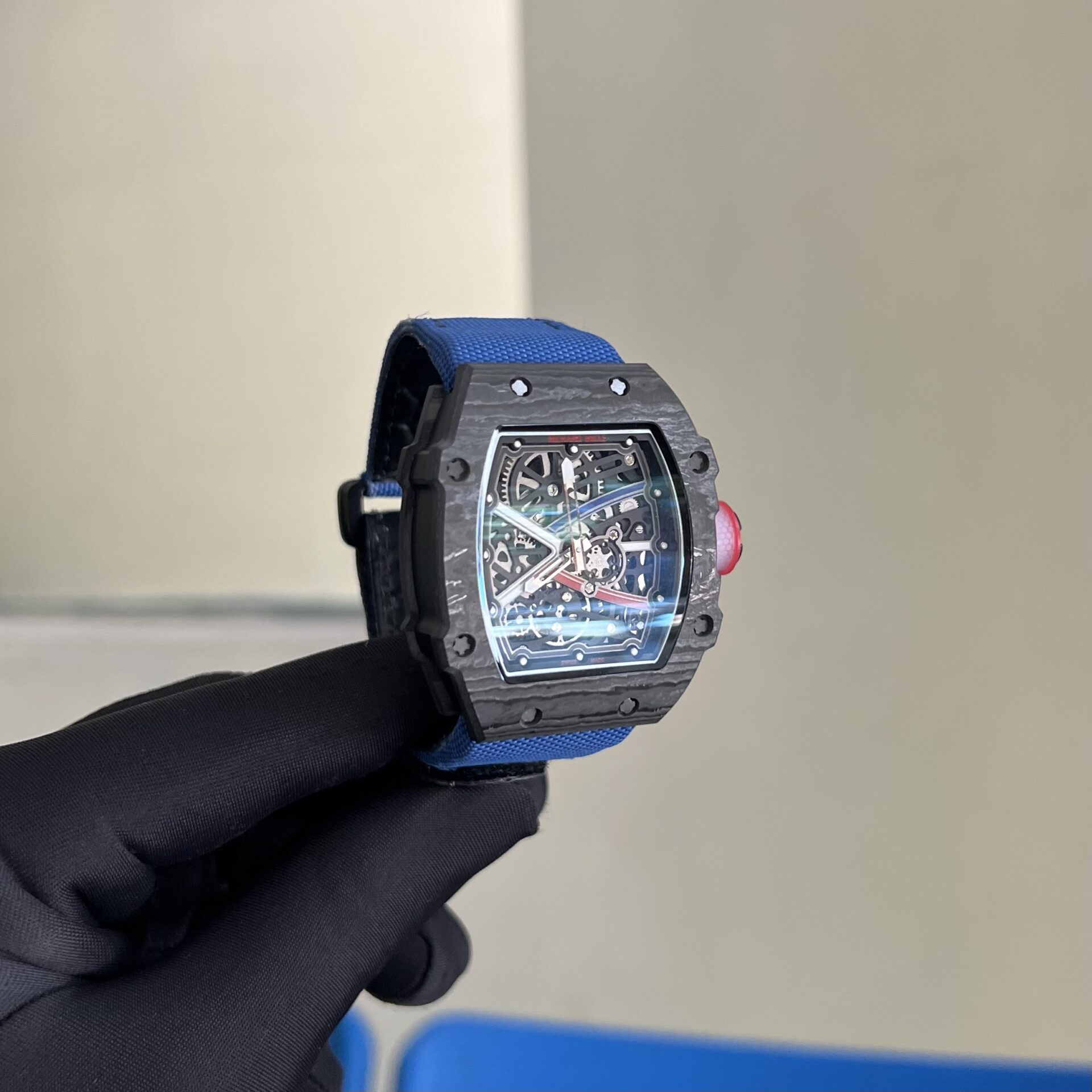 replica Richard Mille Replica Watch RM35-01 Carbon Rubber Strap BBR Factory 44mm WATCHES 4 