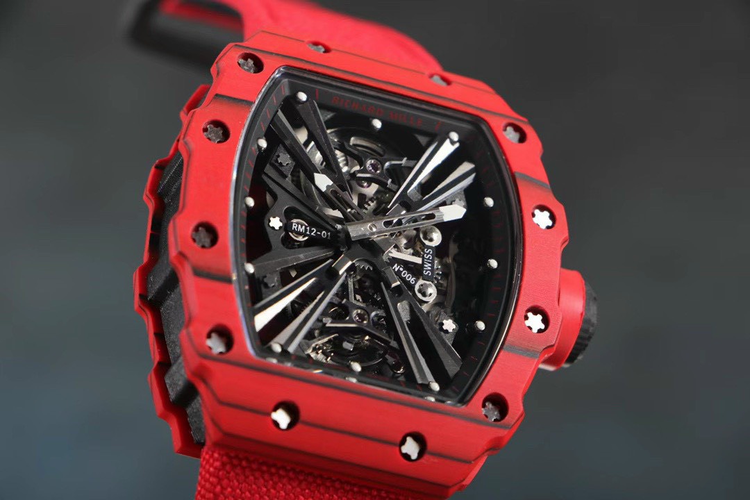 replica Richard Mille Replica Watch RM21-01 Tourbillon Carbon RM Factory 43mm WATCHES 4 