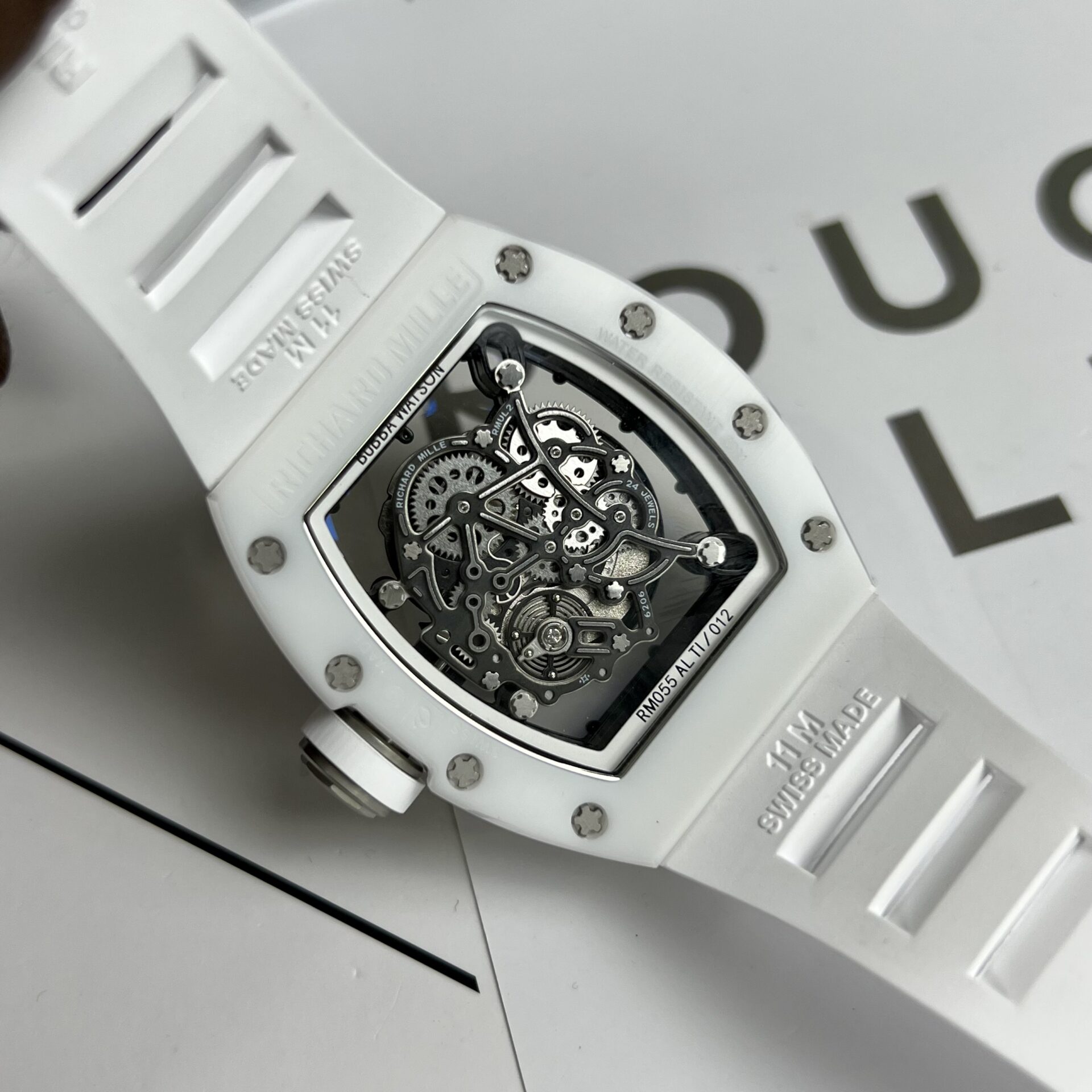 replica Richard Mille Best Replica Watches RM07 Black Ceramic 36mm WATCHES 4 