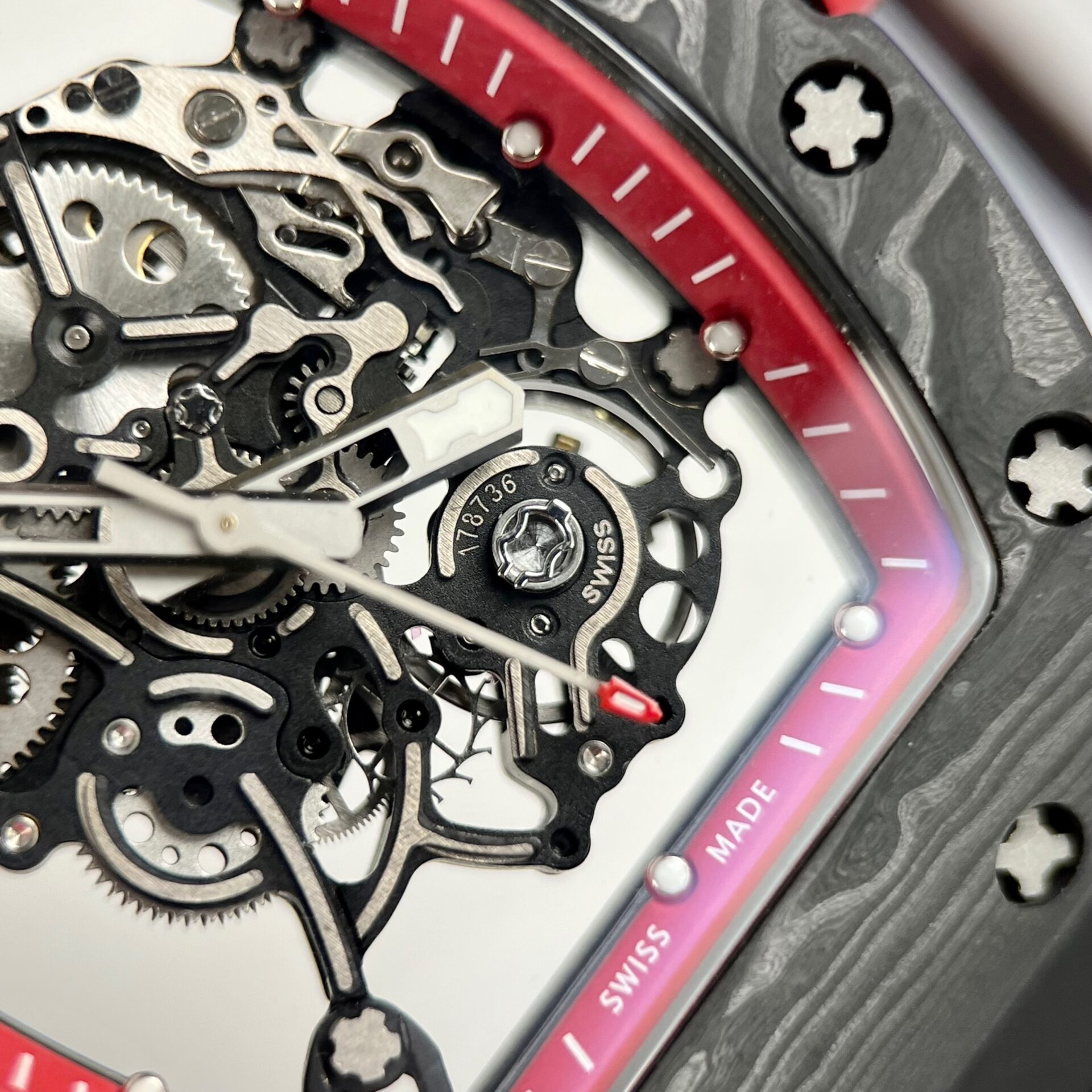replica Richard Mille Replica Watch RM21-02 Tourbillon Aerodyne Rubber Strap 43mm WATCHES 4 