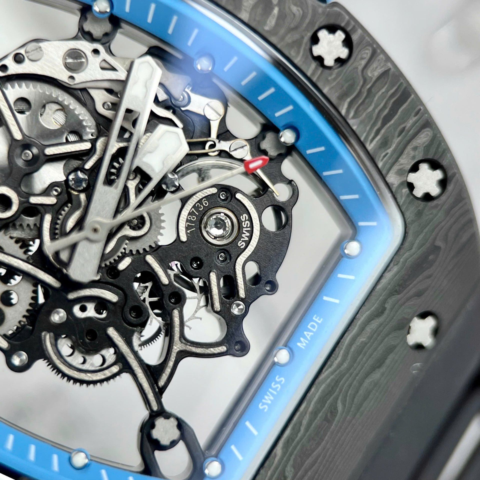 replica Richard Mille Replica Watch RM35-01 Carbon Rubber Strap BBR Factory 44mm WATCHES 4 